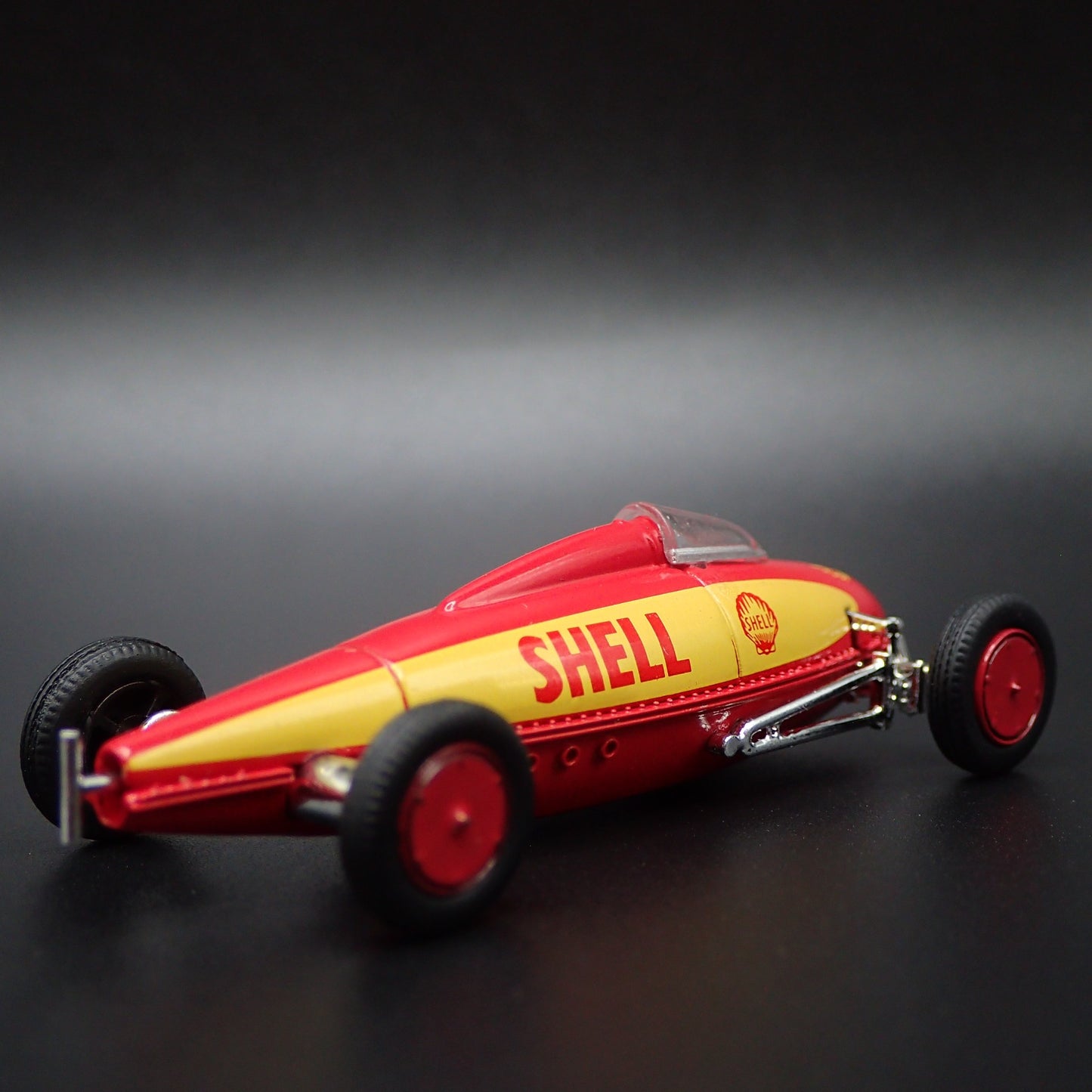 VINTAGE RACING 1938-1950 BELLY TANKER RACER SHELL 1/64 SCALE DIECAST MODEL CAR