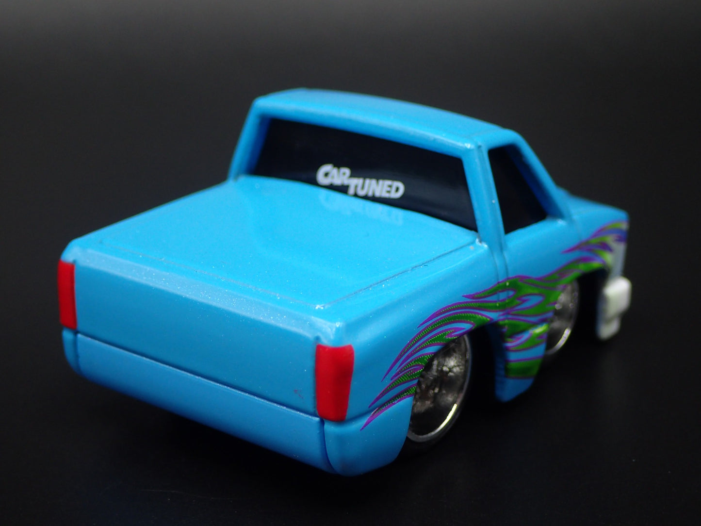1990 90 CHEVY CHEVROLET 454 PICKUP TRUCK TUNED TEAL 1/64 SCALE DIECAST MODEL CAR