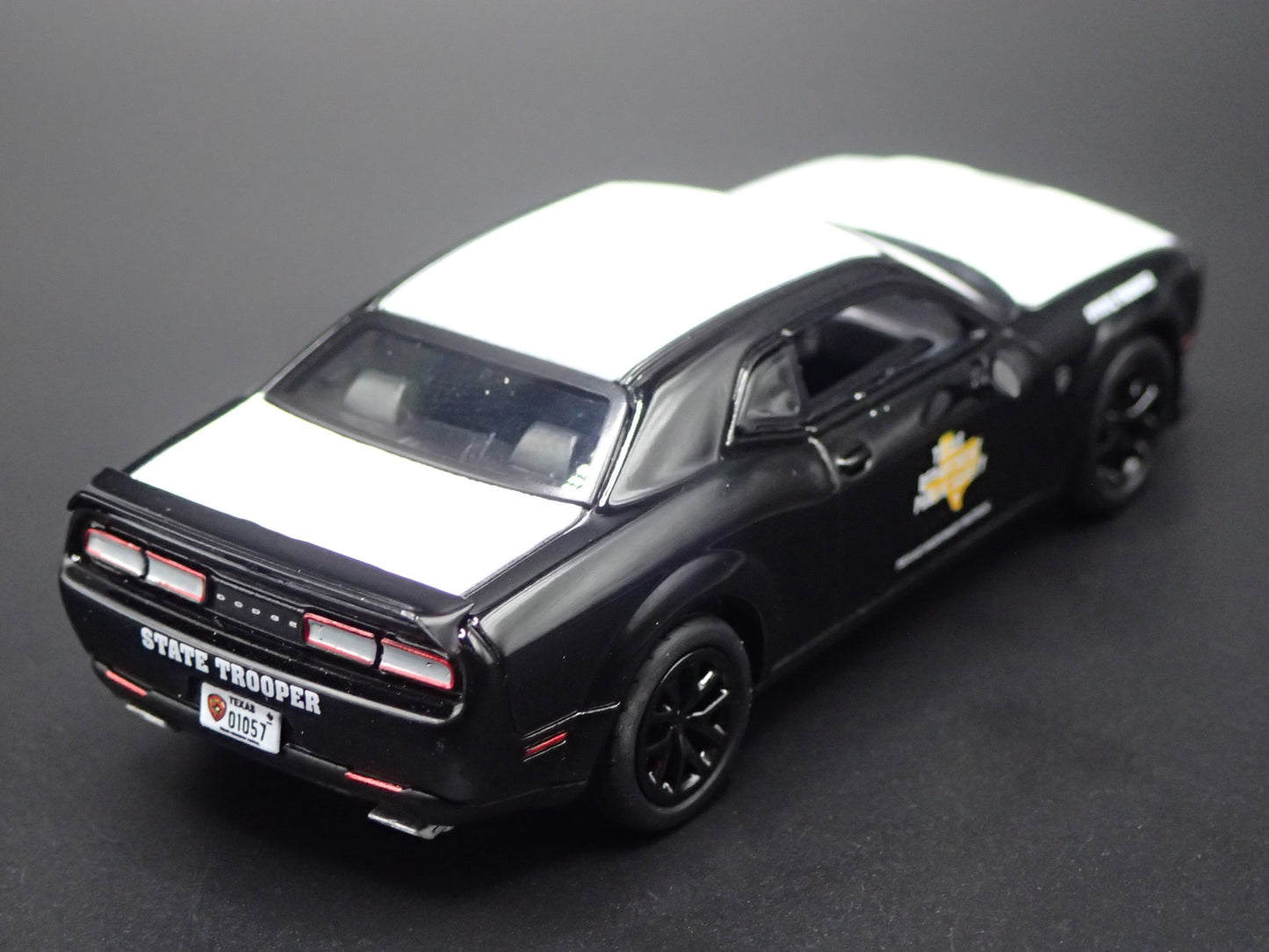 2011-2023 DODGE CHALLENGER SRT HELLCAT TEXAS POLICE 1/64 SCALE DIECAST MODEL CAR