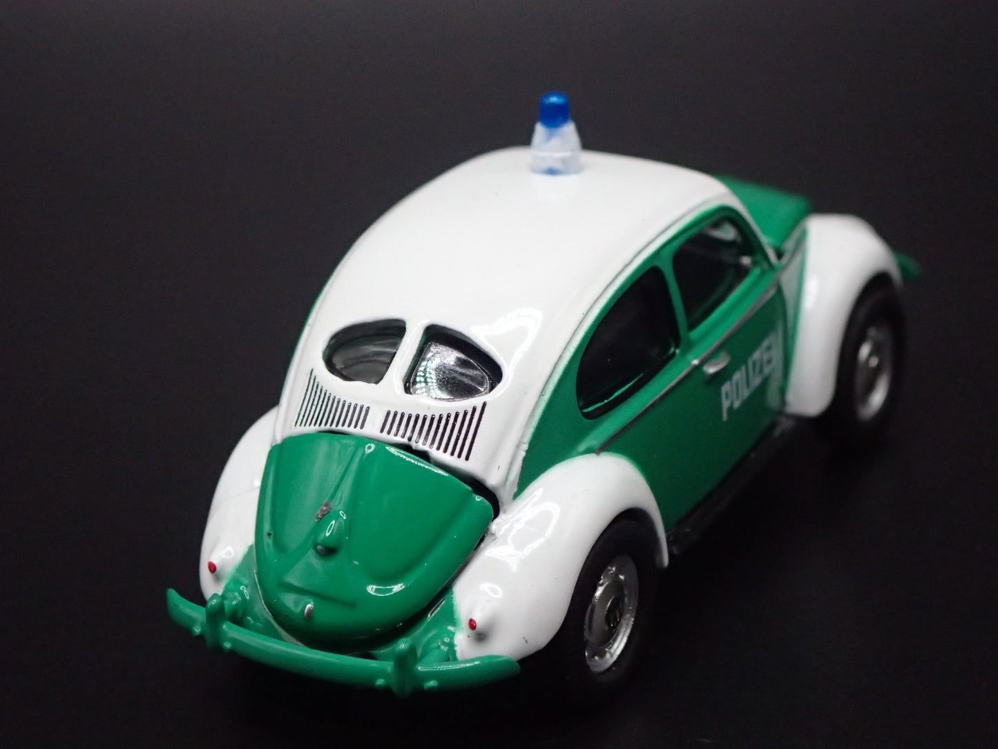 1960-1967 VW VOLKSWAGEN CLASSIC BEETLE BUG GERMAN POLIZEI 1:64 SCALE MODEL CAR