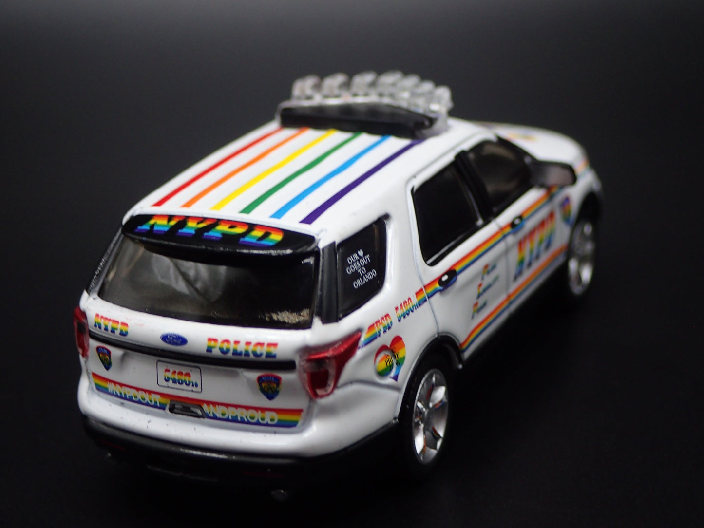 2016 FORD EXPLORER POLICE INTERCEPTOR UTILITY NYPD 1:64 SCALE DIECAST MODEL CAR