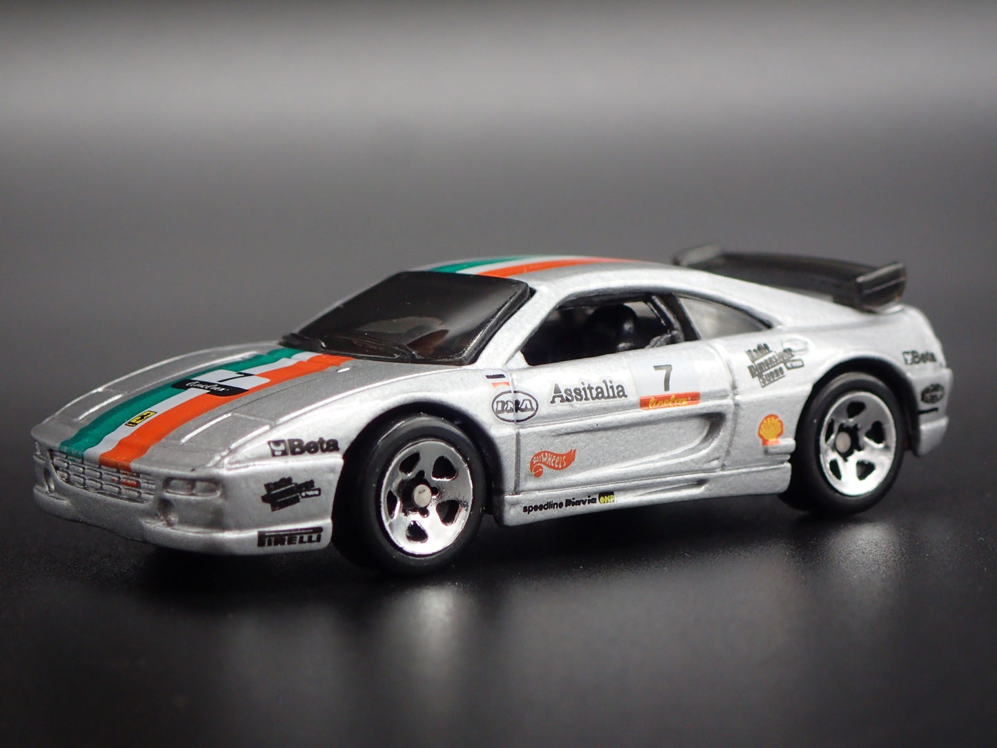 1995-1999 FERRARI F355 CHALLENGE RACE CAR 1:64 SCALE DIORAMA DIECAST MODEL CAR