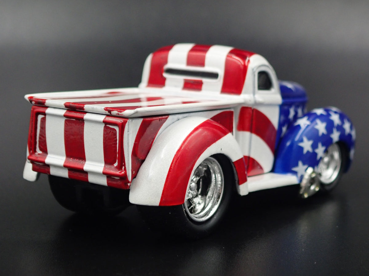 1940 WILLYS GASSER PICKUP TRUCK USA 1:64 SCALE LIMITED DIORAMA DIECAST MODEL CAR-Burning Rubber Toy Company