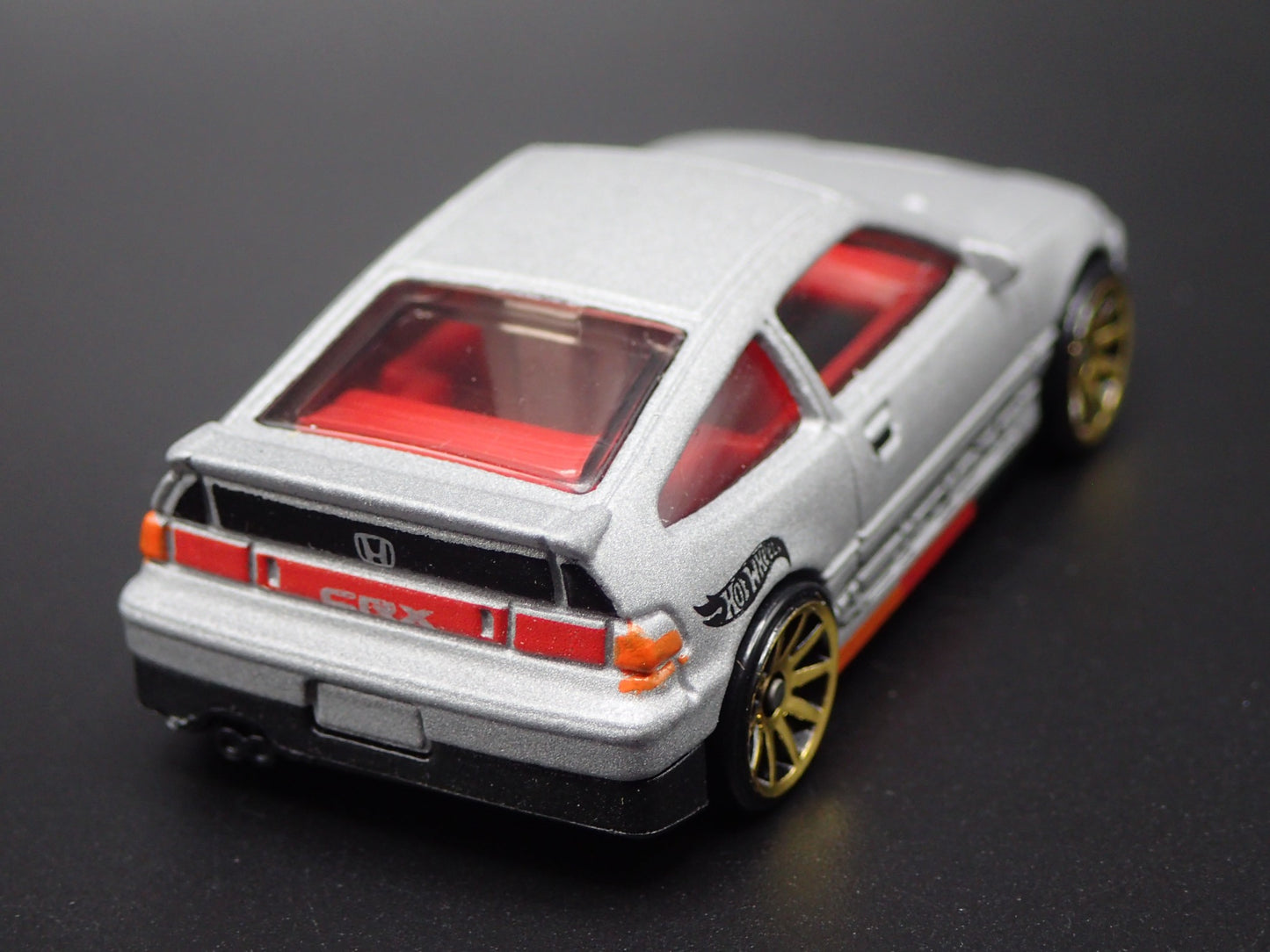 1984-1987 HONDA CRX GRAY 1:64 SCALE COLLECTIBLE DIORAMA DIECAST MODEL CAR