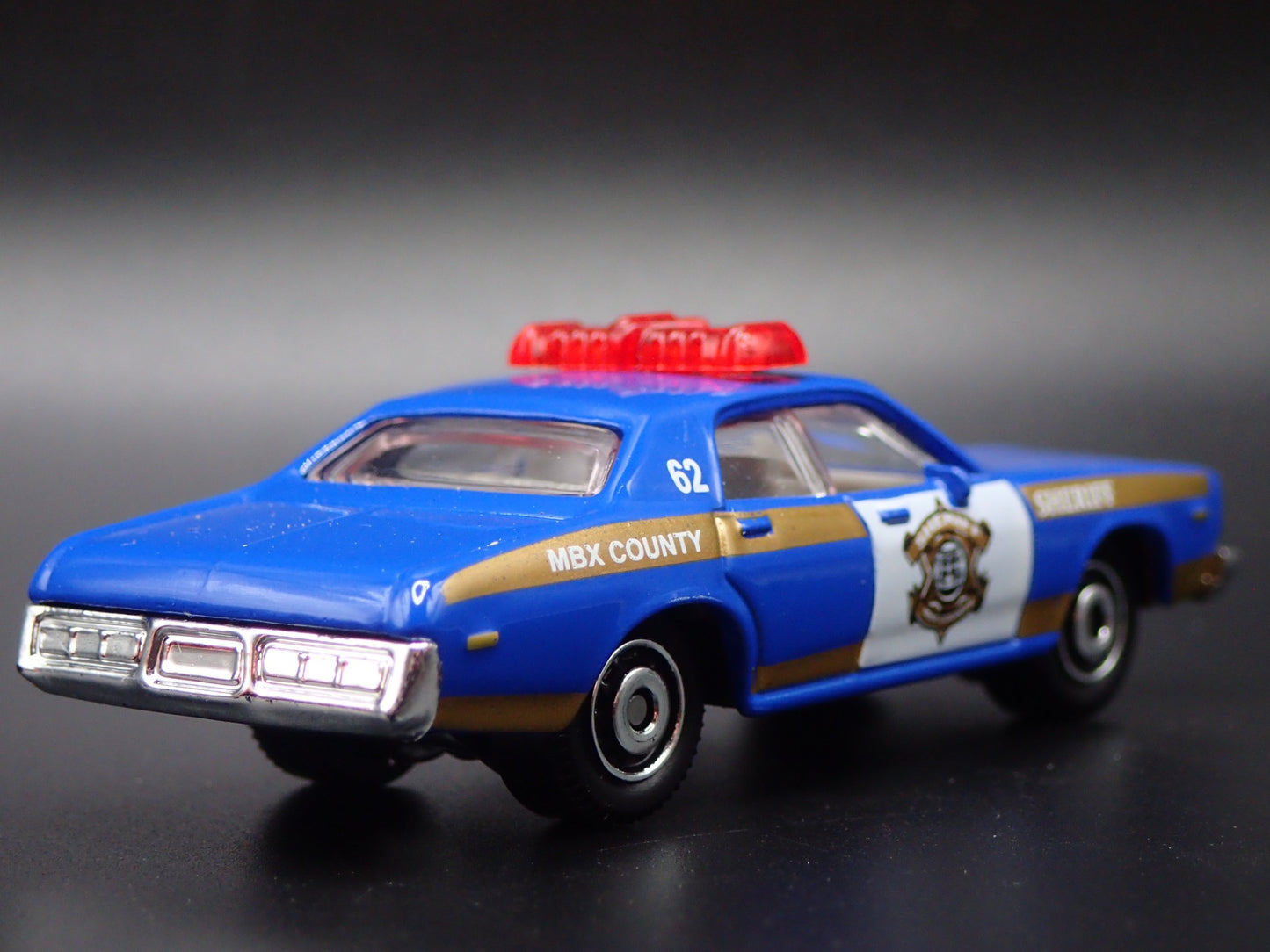 1978 78 DODGE MONACO MBX COUNTY SHERIFF 1/64 SCALE COLLECTIBLE DIECAST MODEL CAR