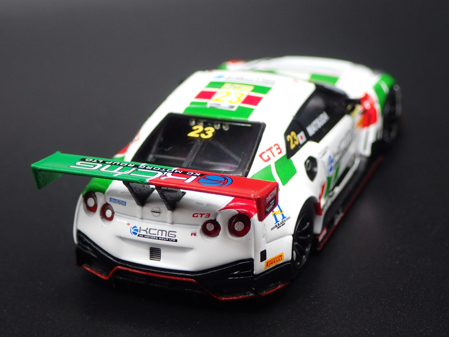 NISSAN GTR R35 NISMO GT3 23 KCMG FIA GT WORLD CUP 1:64 SCALE DIECAST MODEL CAR