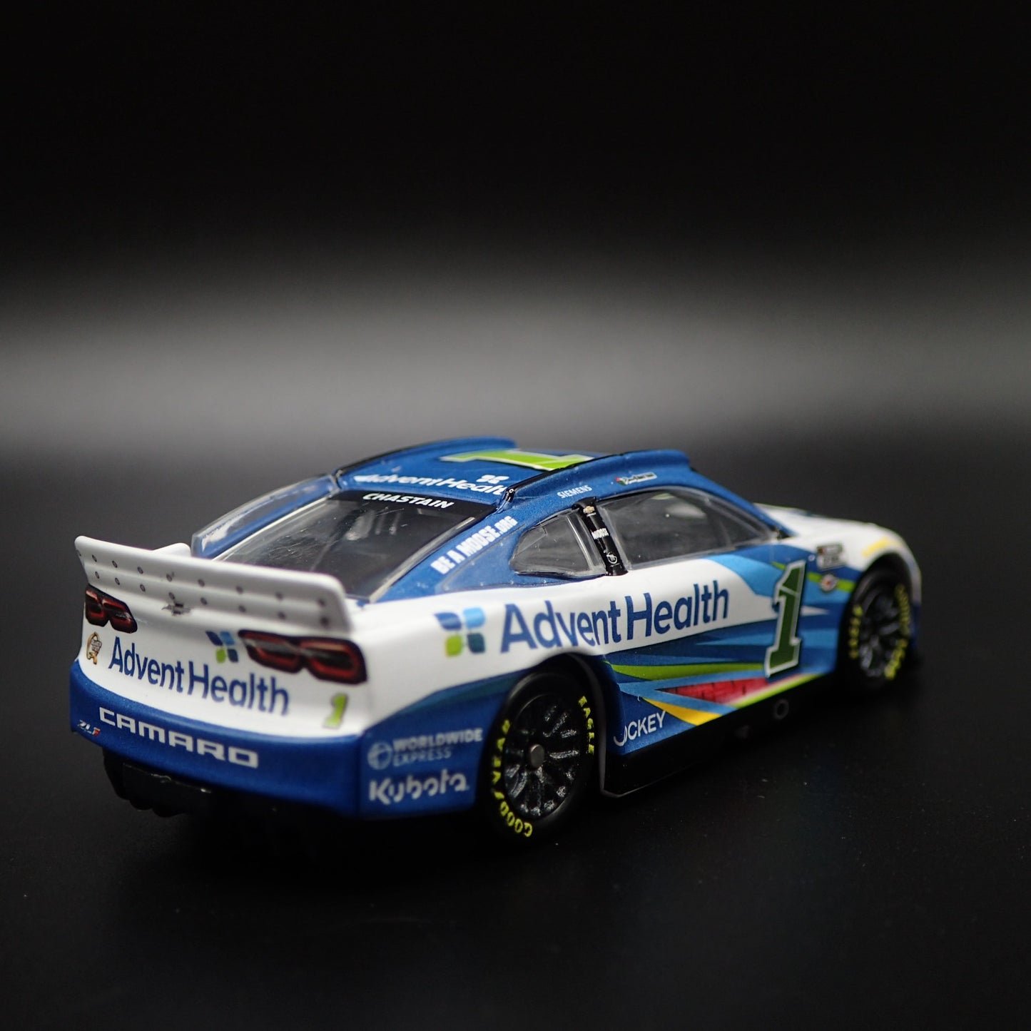 2023 23 CHEVY CAMARO ZL1 #1 ROSS CHASTAIN ADVENT NASCAR 1:64 DIECAST MODEL CAR