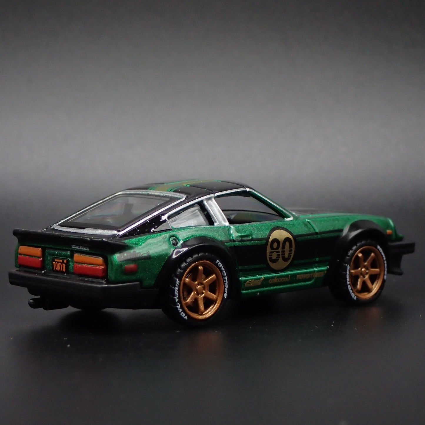 1980 80 DATSUN 280ZX s130 GREEN 1:64 SCALE COLLECTIBLE DIORAMA DIECAST MODEL CAR