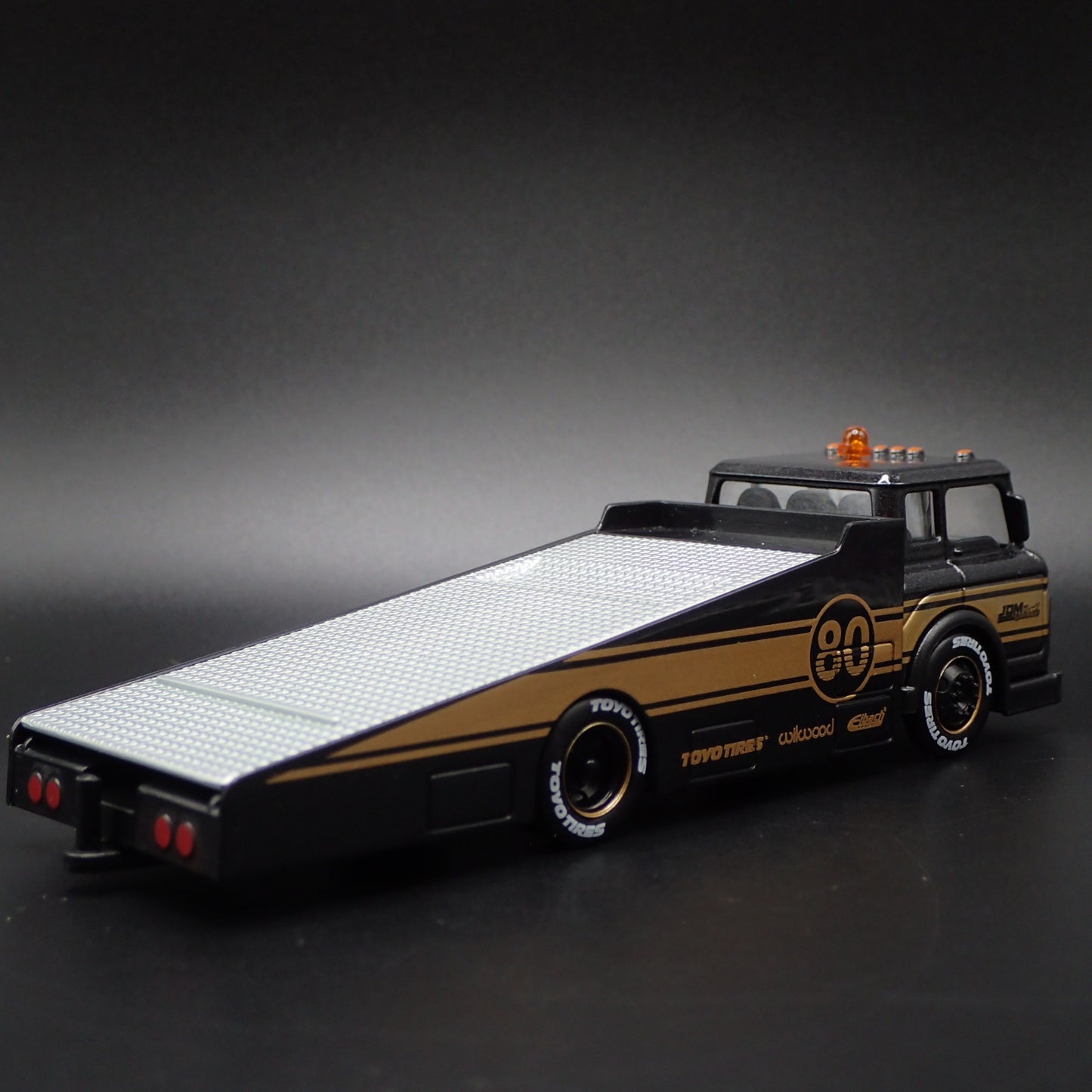 FORD COE RAMP TRUCK CAR HAULER JDM 1:64 SCALE LIMITED DIORAMA DIECAST MODEL CAR