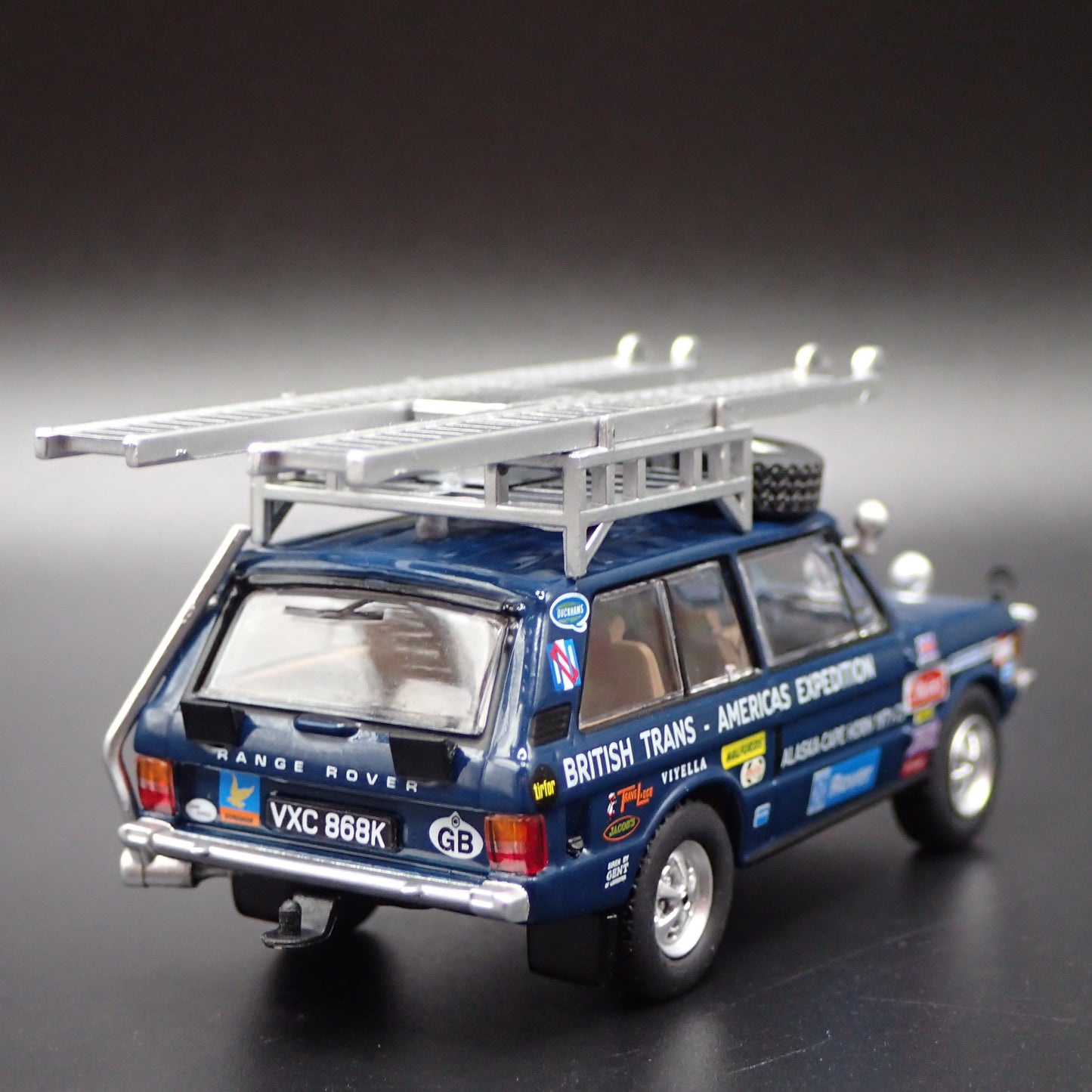 1970-1994 RANGE ROVER 1971 BRITISH TRAN EXPEDITION 1/64 SCALE DIECAST MODEL CAR