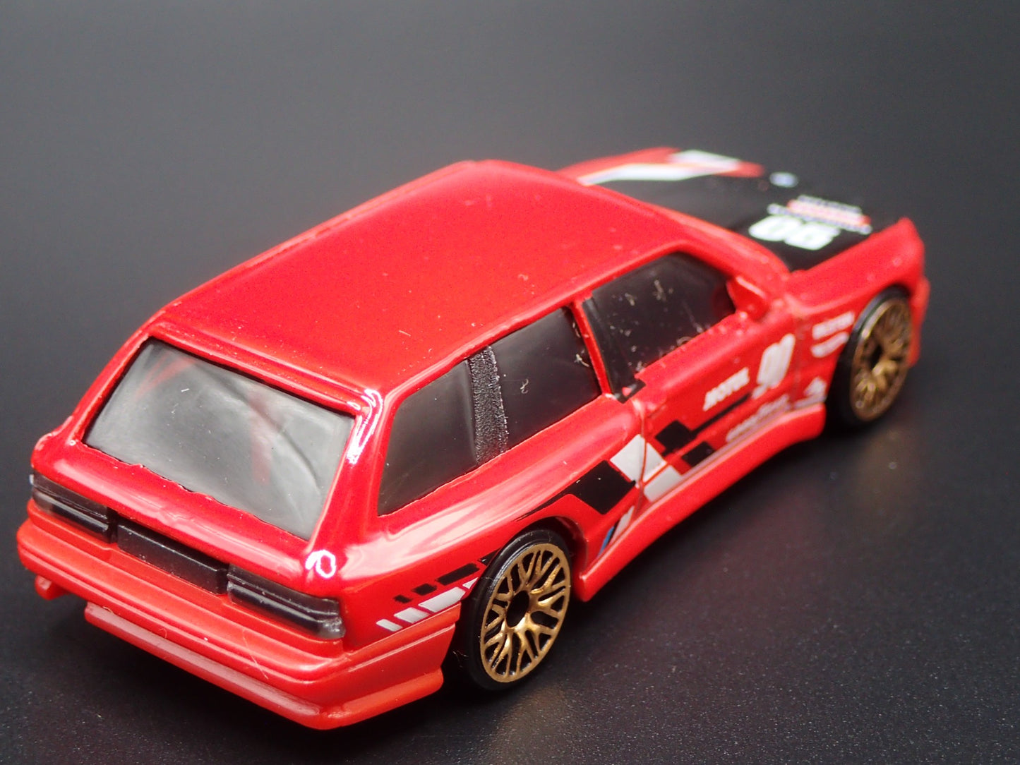 1986-1991 BMW M3 E30 STATION WAGON RED 1:64 SCALE COLLECTIBLE DIECAST MODEL CAR