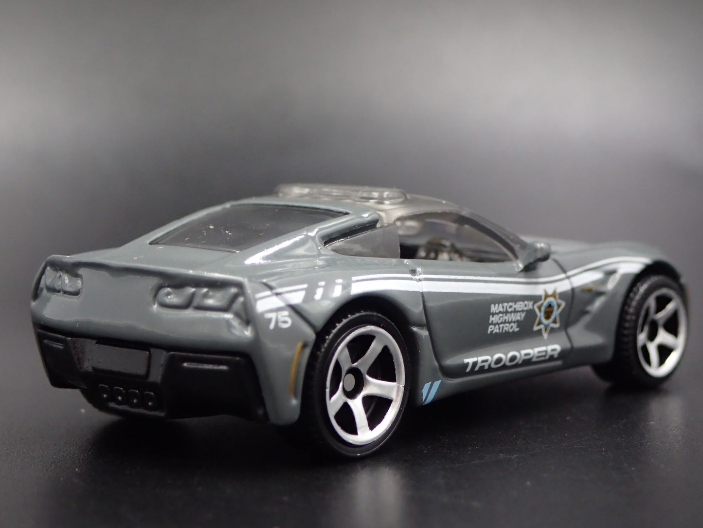 2014-2019 CHEVY CORVETTE STINGRAY C7 HIGHWAY PATROL 1:64 SCALE DIECAST MODEL CAR