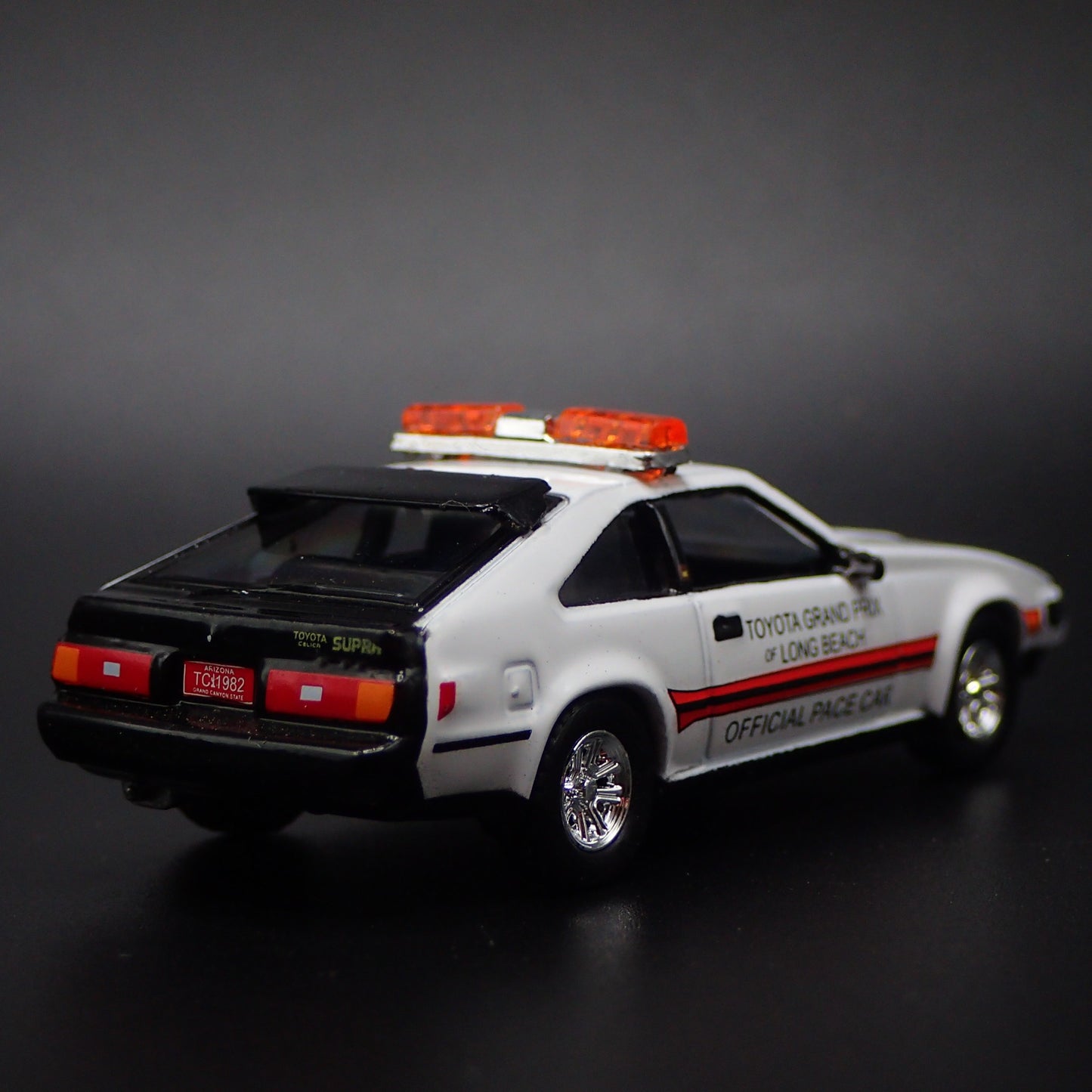 1982-1986 TOYOTA CELICA SUPRA LONG BEACH GRAND PRIX 1/64 SCALE DIECAST MODEL CAR
