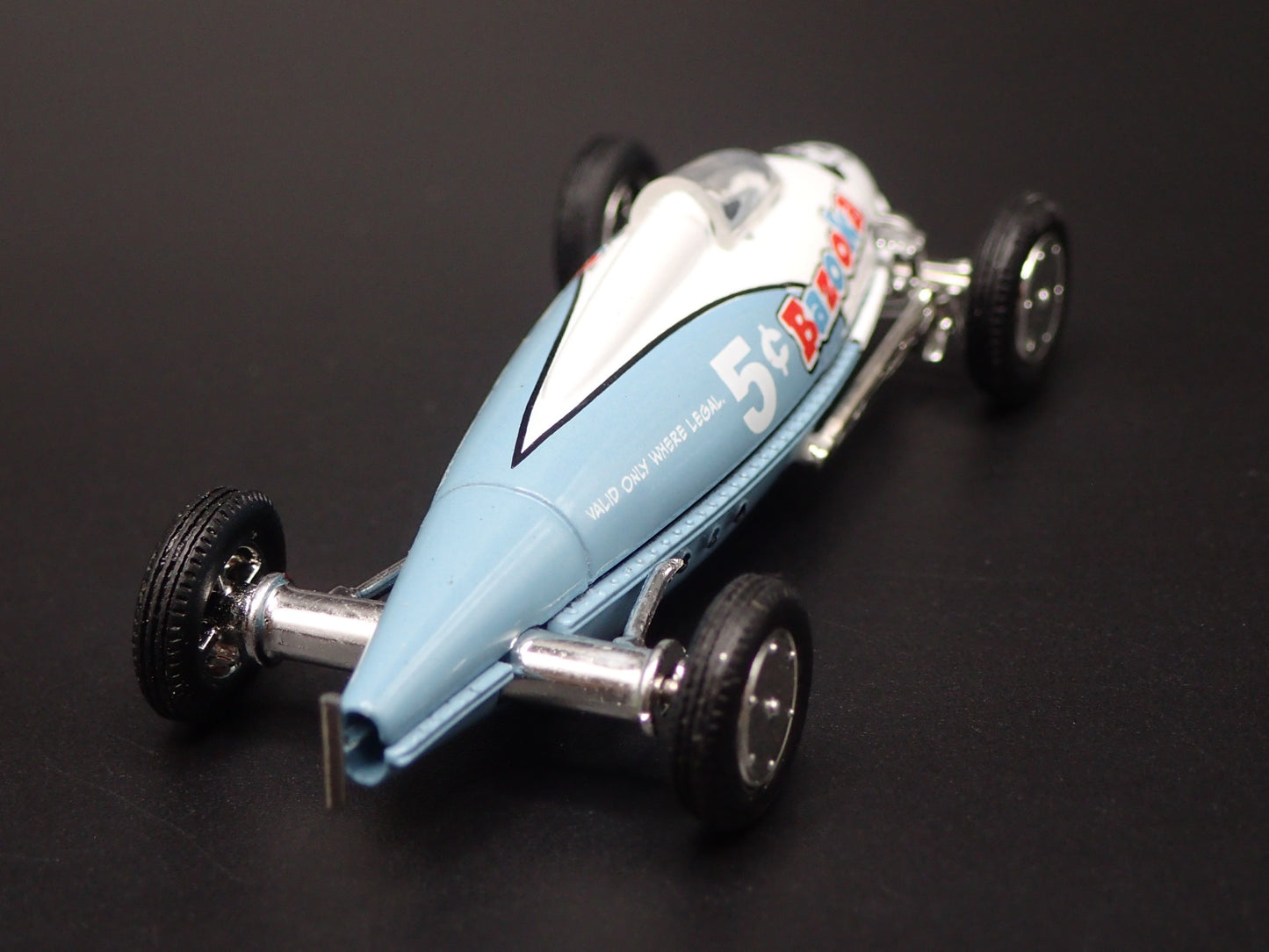 VINTAGE RACING 1938-1950 BELLY TANKER RACER BAZOOKA 1/64 SCALE DIECAST MODEL CAR