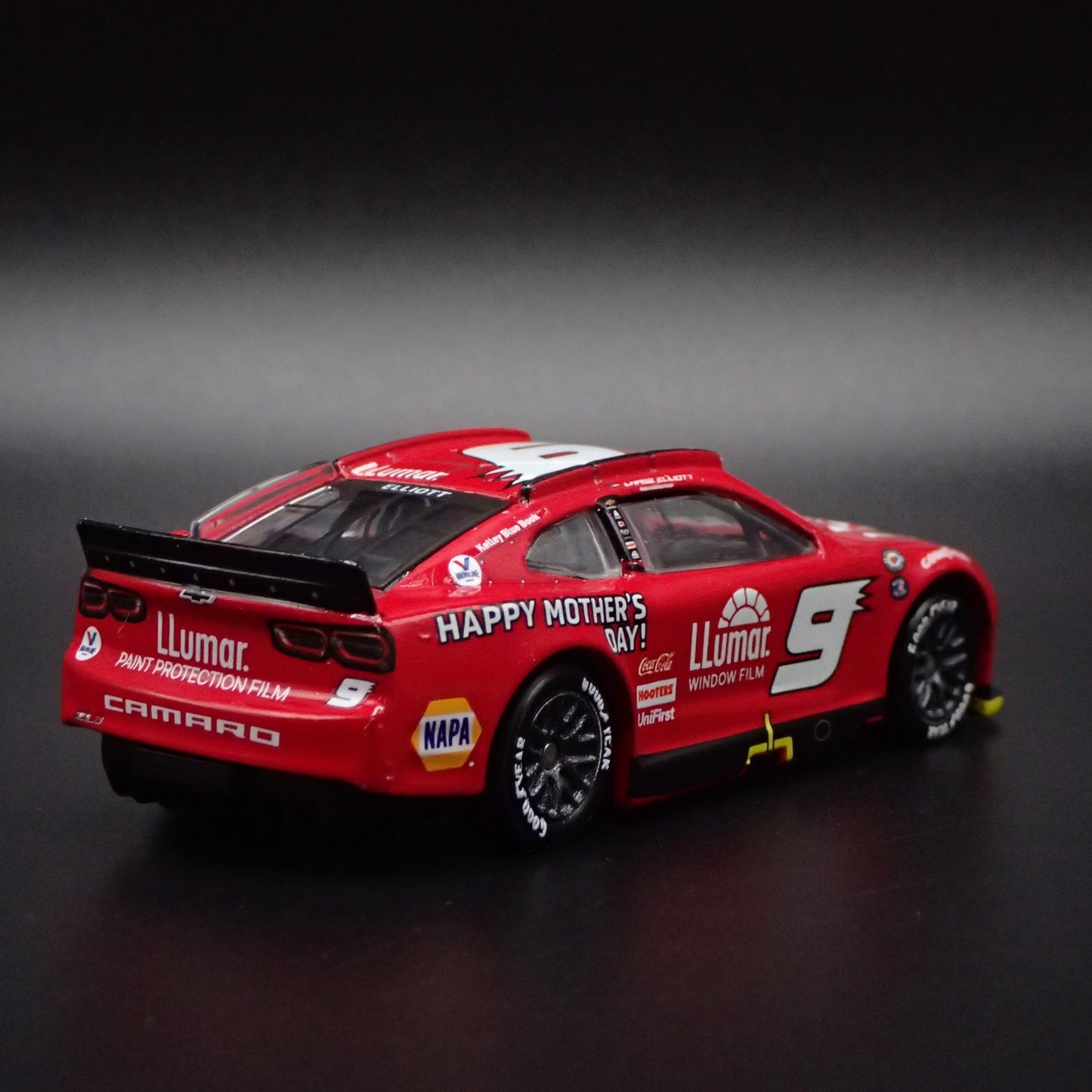 2023 23 CHEVY CAMARO ZL1 #9 CHASE ELLIOTT LLUMAR NASCAR 1:64 SCALE DIECAST CAR