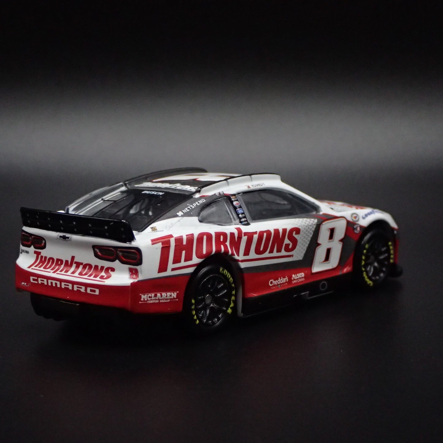 2023 23 CHEVROLET CAMARO ZL1 8 KYLE BUSCH THORTONS NASCAR 1:64 DIECAST MODEL CAR