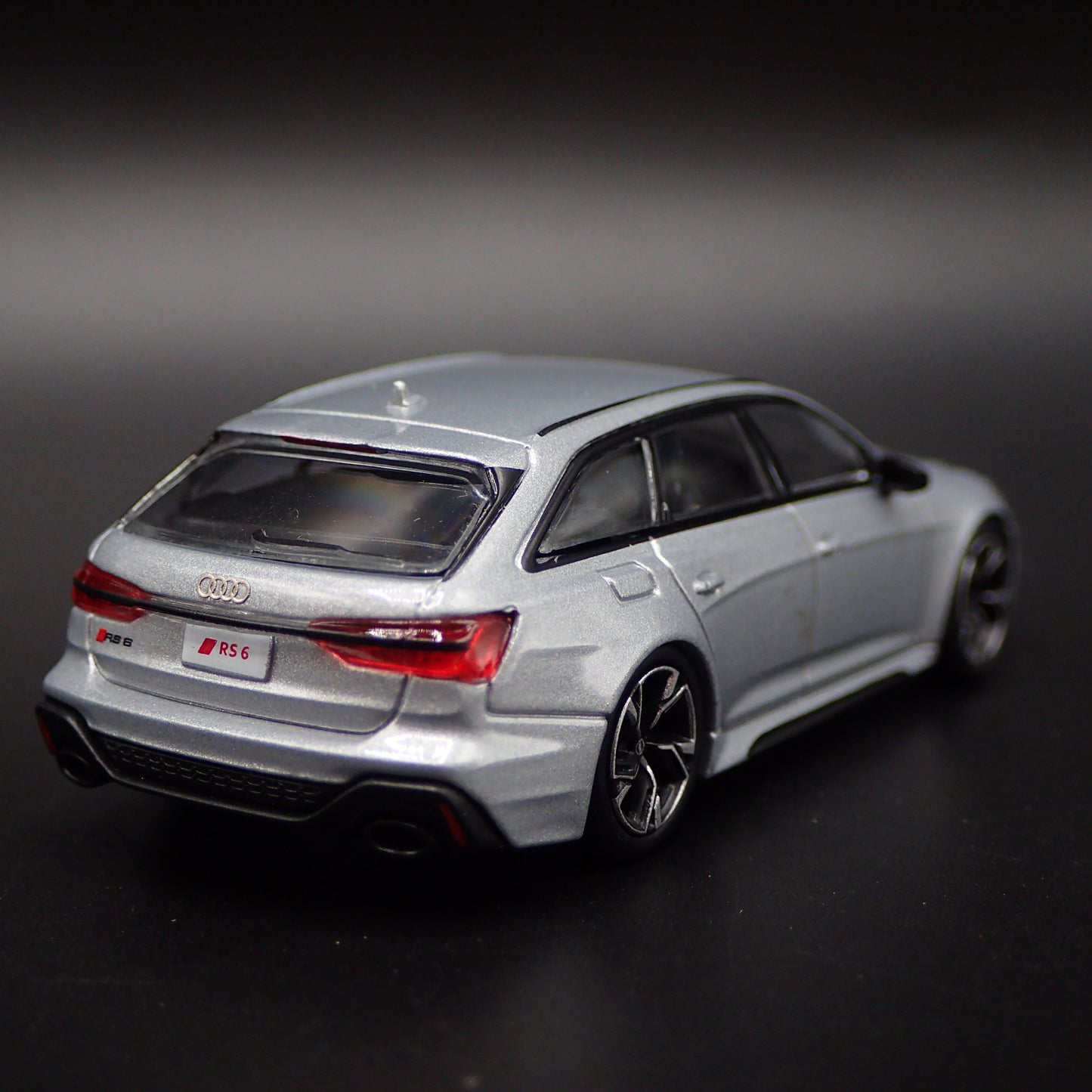 2019-2025 AUDI AVANT RS6 STATION WAGON SILVER 1/64 SCALE DIECAST MODEL CAR