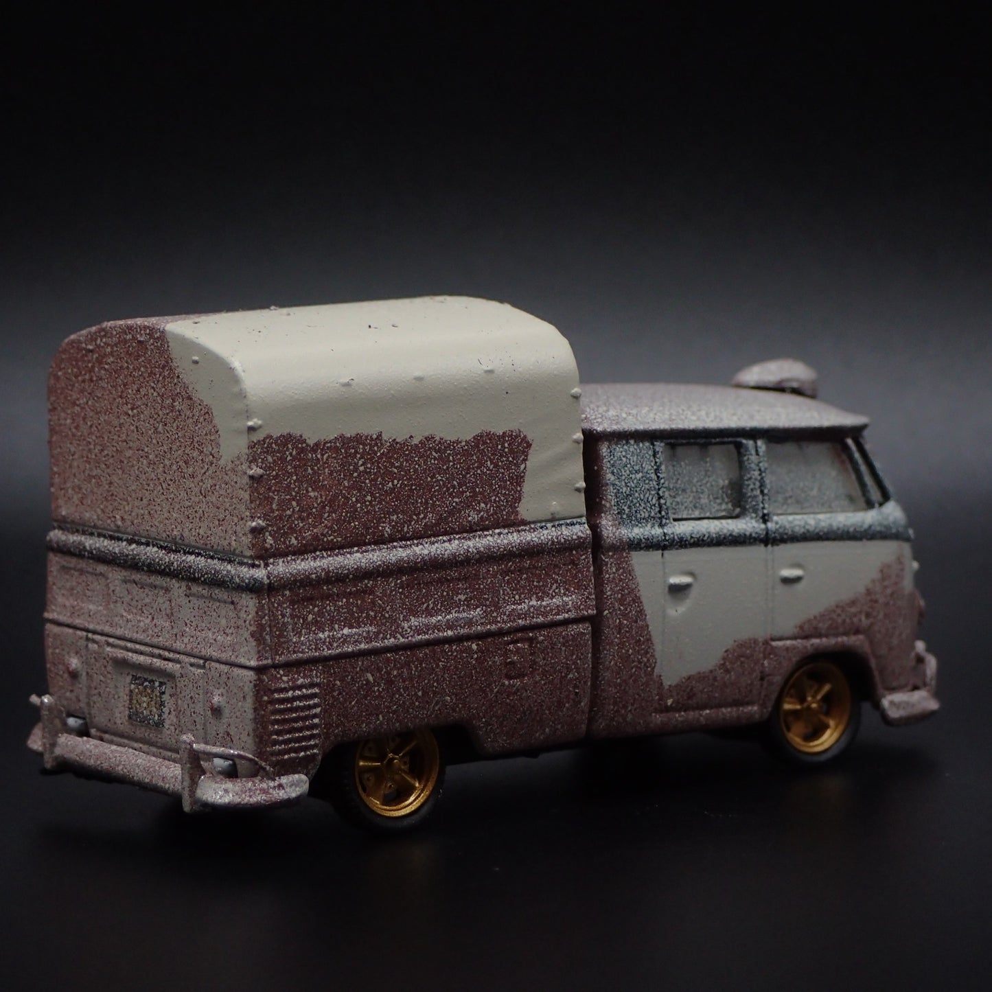 1950 1967 VW VOLKSWAGEN DOUBLE CAB TYPE 2 T1 PICKUP 1:64 SCALE DIECAST MODEL CAR