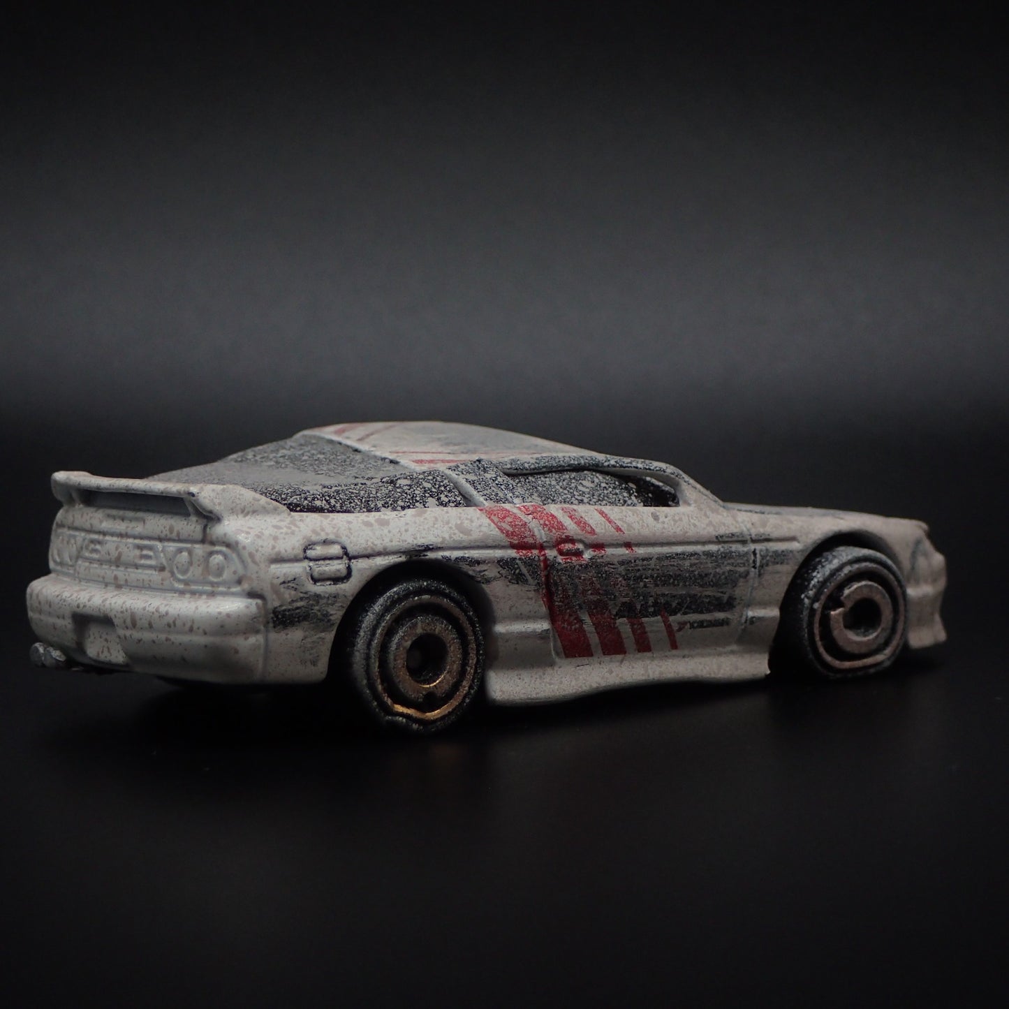 1989-1998 NISSAN 180SX TYPE X ADVAN ROLLOVER JUNKYARD 1:64 DIECAST MODEL CAR