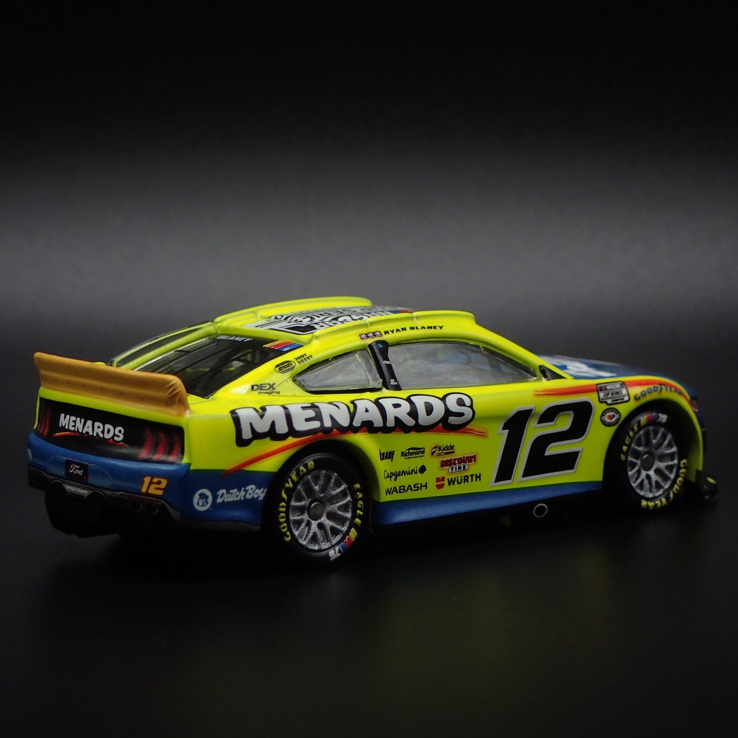 2023 23 FORD MUSTANG #12 RYAN BLANEY MENARDS DUTCH NASCAR 1:64 SCALE DIECAST CAR