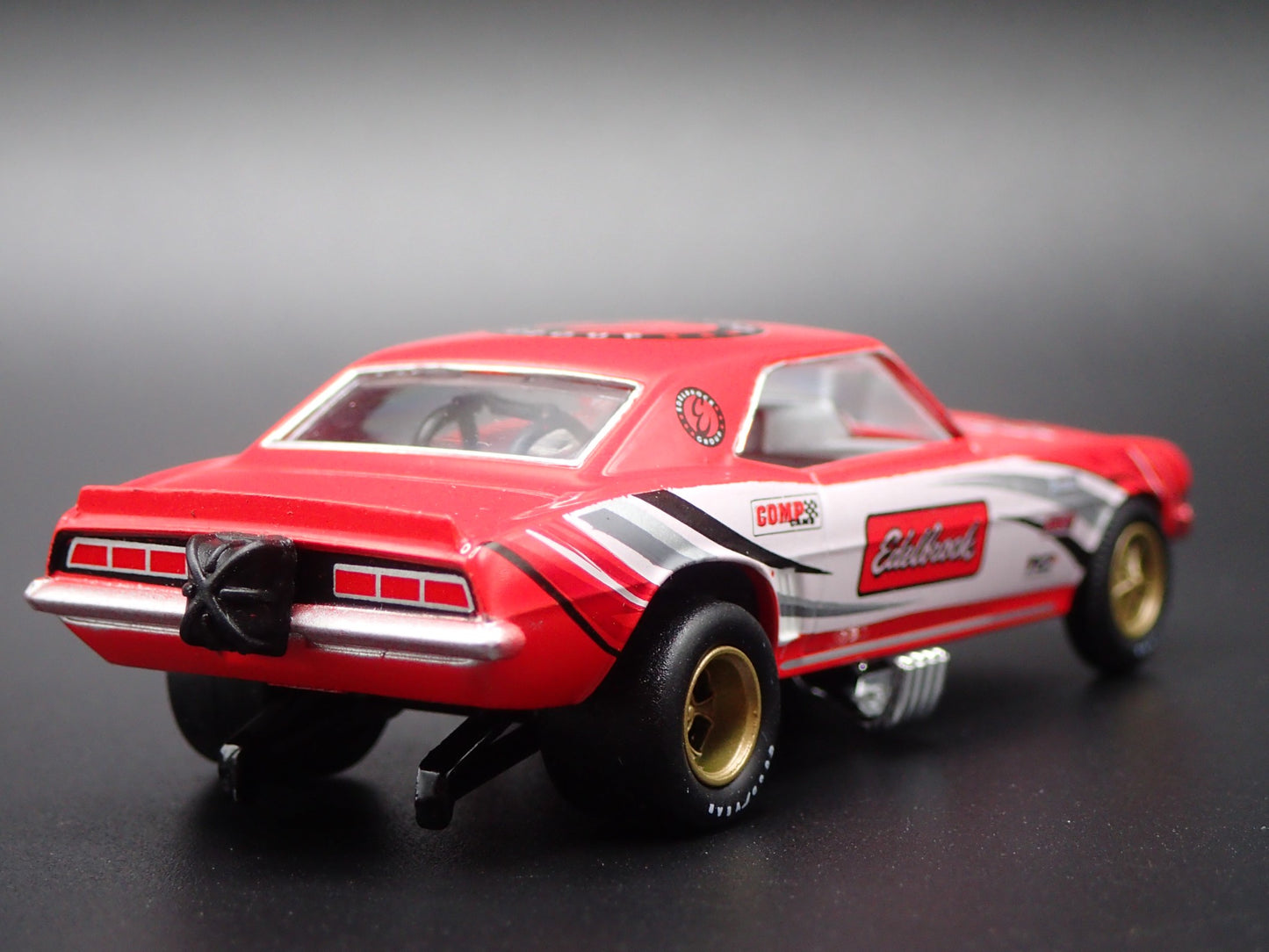 1969 CHEVY CHEVROLET CAMARO Z28 FUNNY CAR EDELBROCK 1:64 SCALE DIECAST MODEL CAR