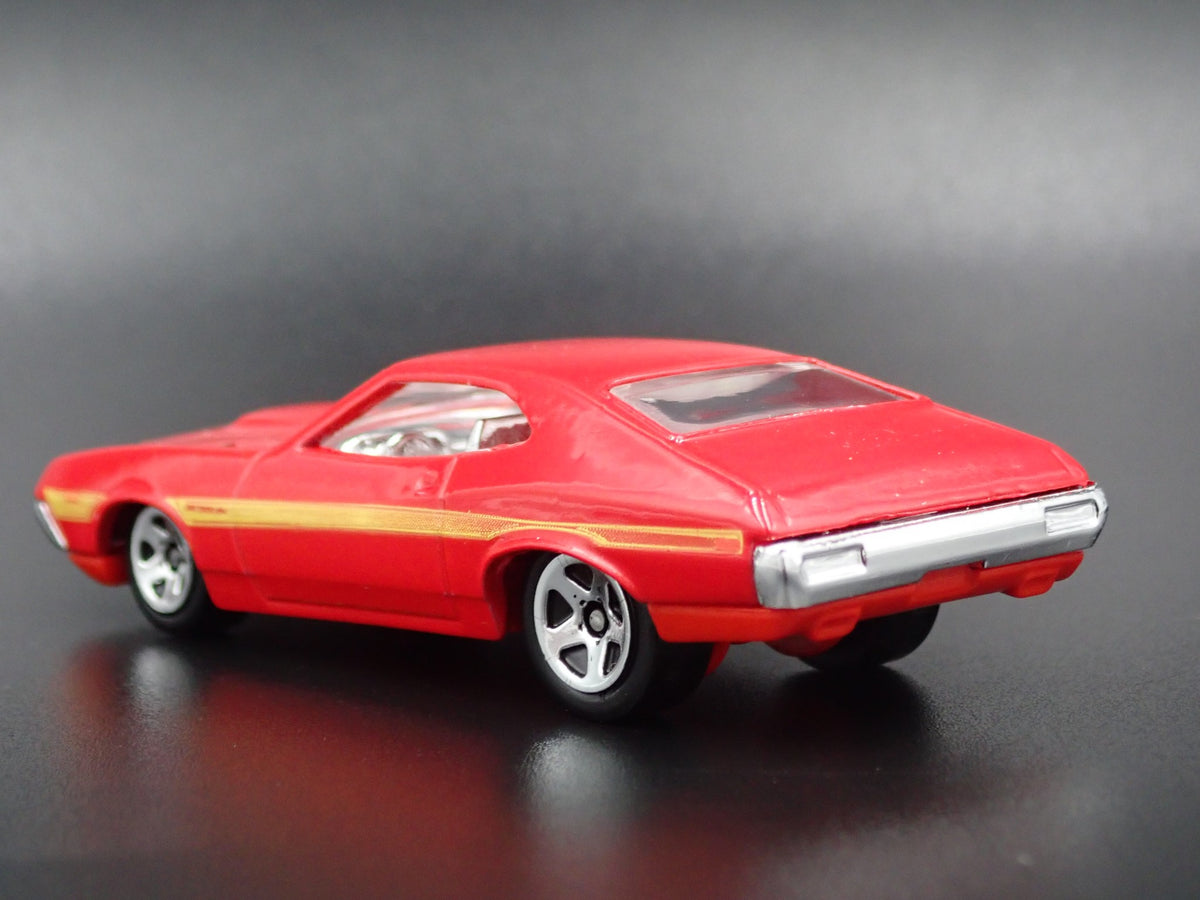 1972 FORD GRAN TORINO SPORT RARE 1:64 SCALE COLLECTIBLE DIECAST MODEL CAR-Burning Rubber Toy Company