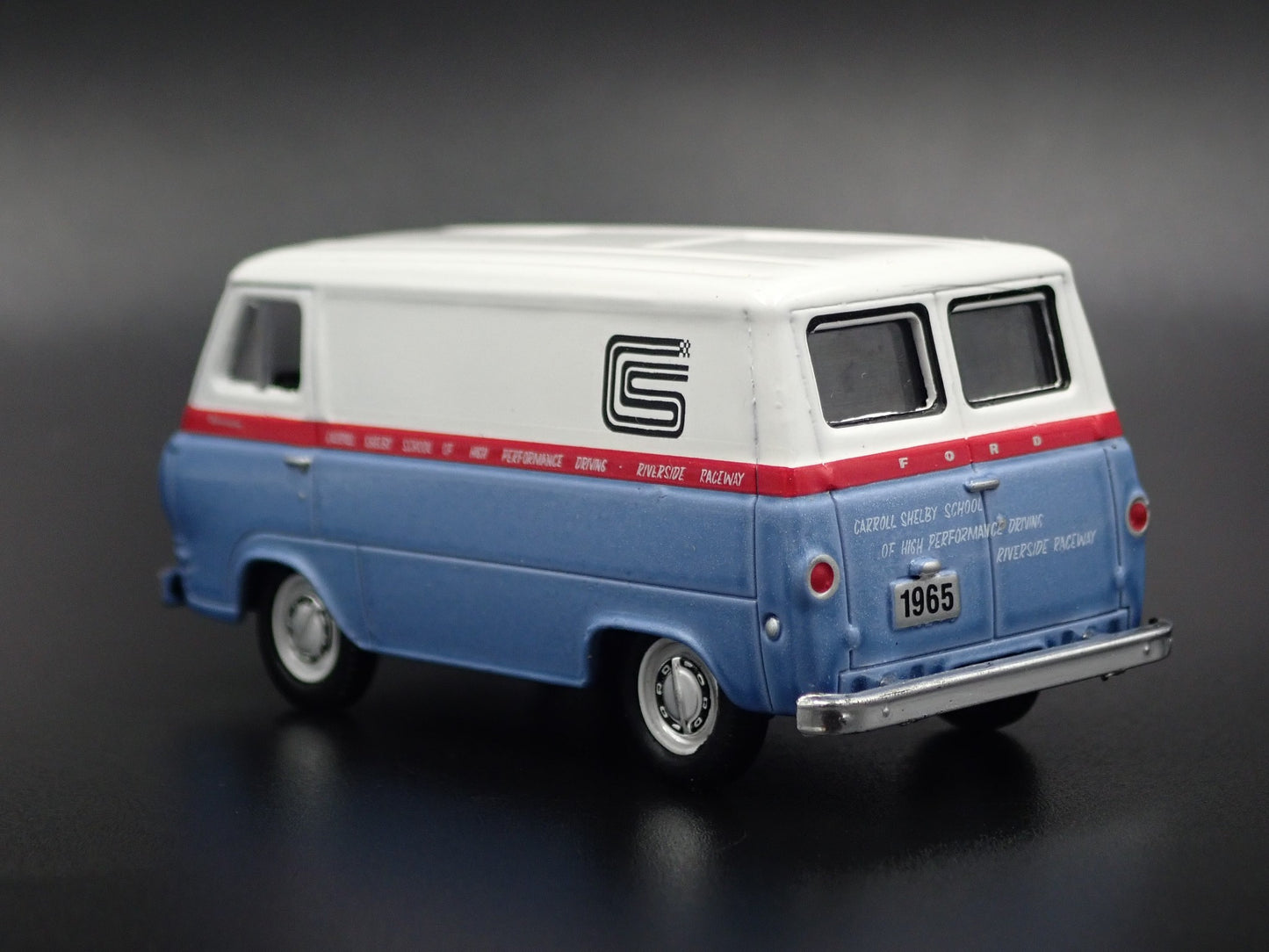 1965 65 FORD ECONOLINE DELIVERY VAN CARROLL SHELBY 1:64 SCALE DIECAST MODEL CAR