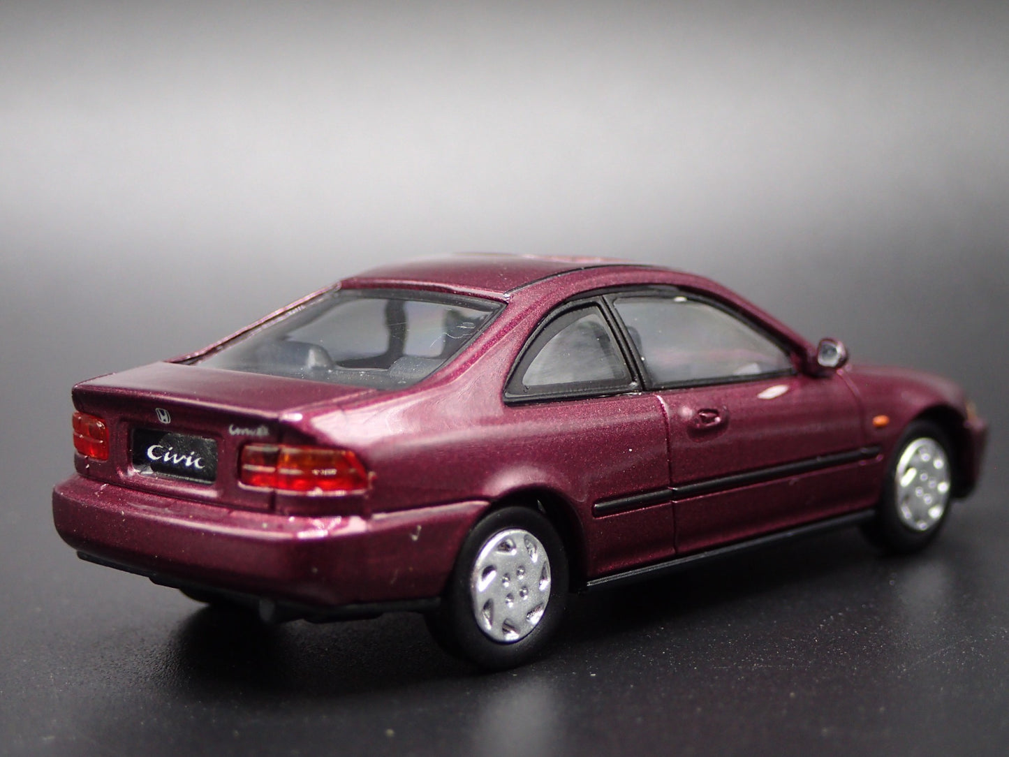 1991-1995 HONDA CIVIC COUPE EJI 1:64 SCALE COLLECTIBLE DIORAMA DIECAST MODEL CAR