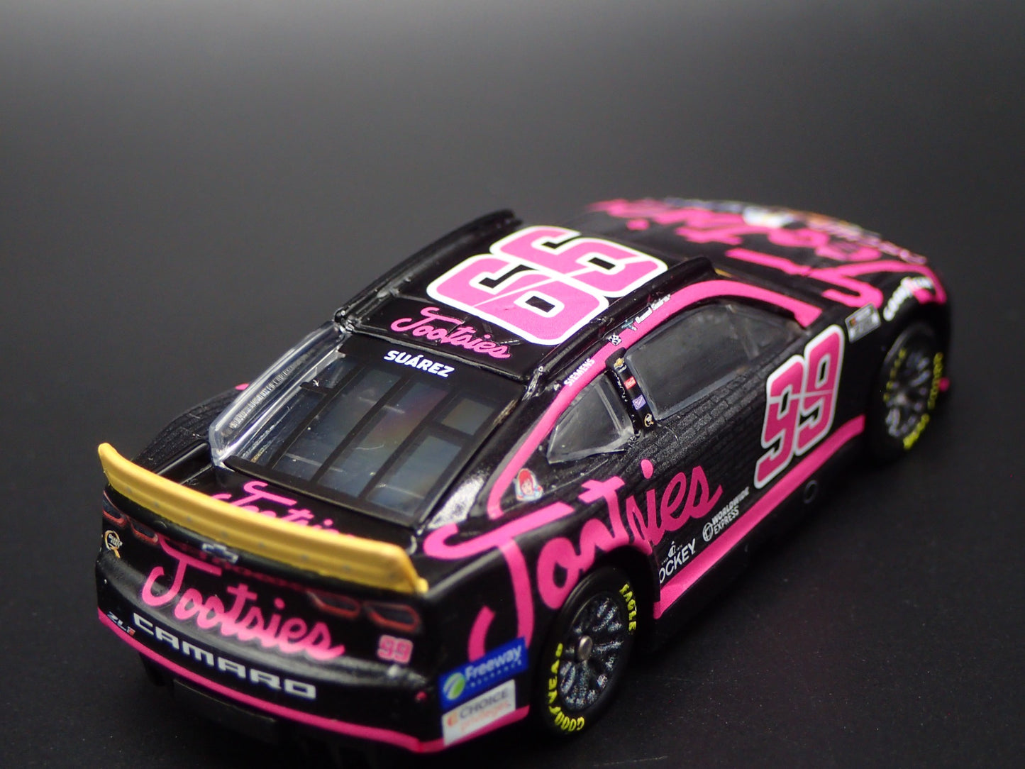 2024 24 CHEVY CAMARO ZL1 99 DANIEL SUAREZ TOOTSIES NASCAR 1:64 DIECAST MODEL CAR