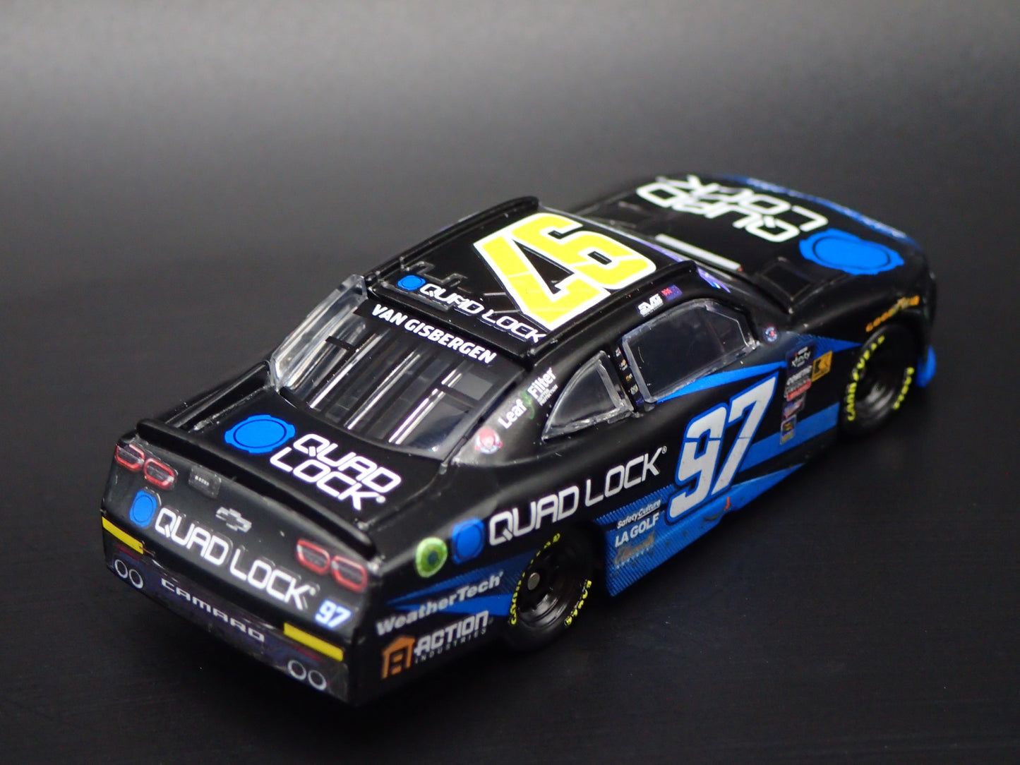 2024 CHEVY CAMARO 97 SHANE VAN GISBERGEN QUADLOCK NASCAR 1:64 DIECAST MODEL CAR
