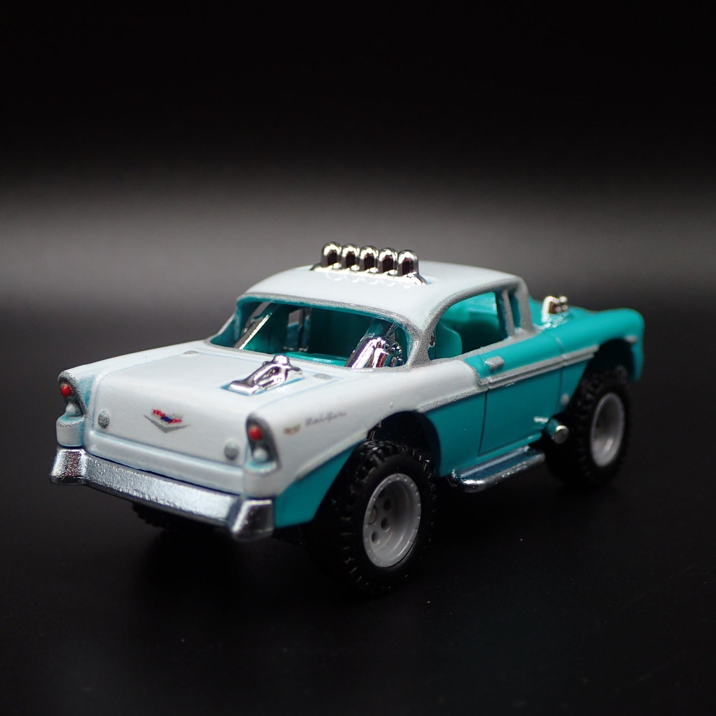 1956 56 CHEVY CHEVROLET BEL AIR OFF ROAD RACE CAR 1:64 SCALE DIECAST MODEL CAR