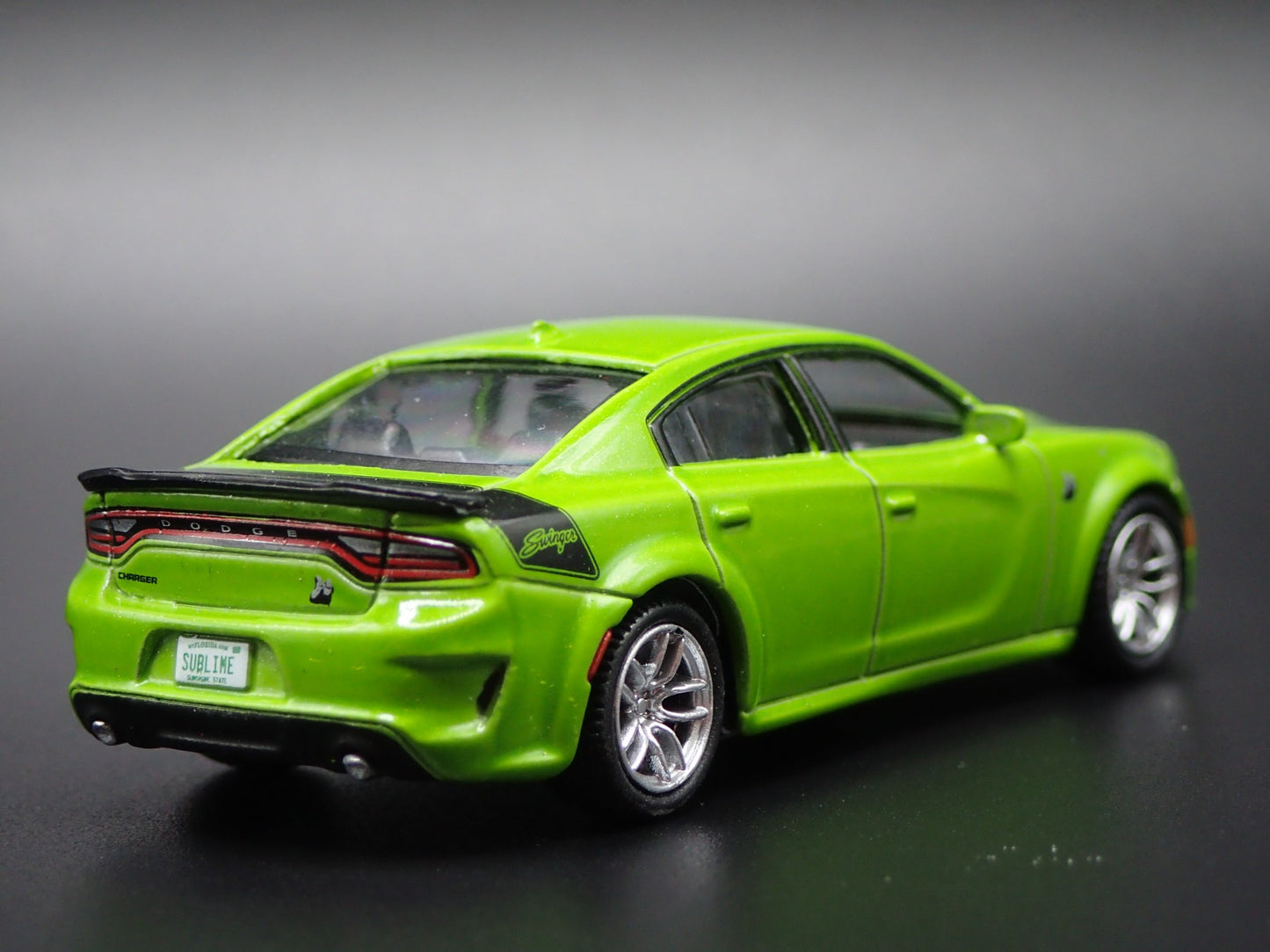 2023 23 DODGE CHARGER RT SCAT PACK SWINGER 1:64 SCALE DIORAMA DIECAST MODEL CAR