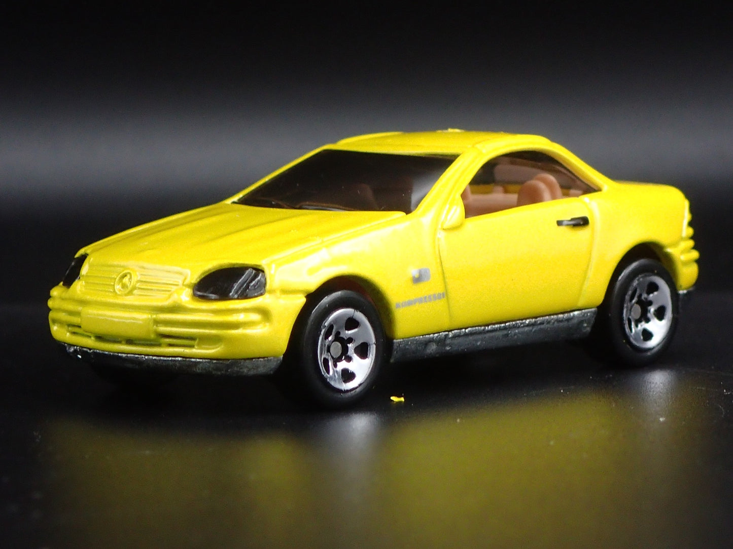 1996-2004 MERCEDES-BENZ SLK YELLOW 1:64 SCALE COLLECTIBLE DIECAST MODEL CAR