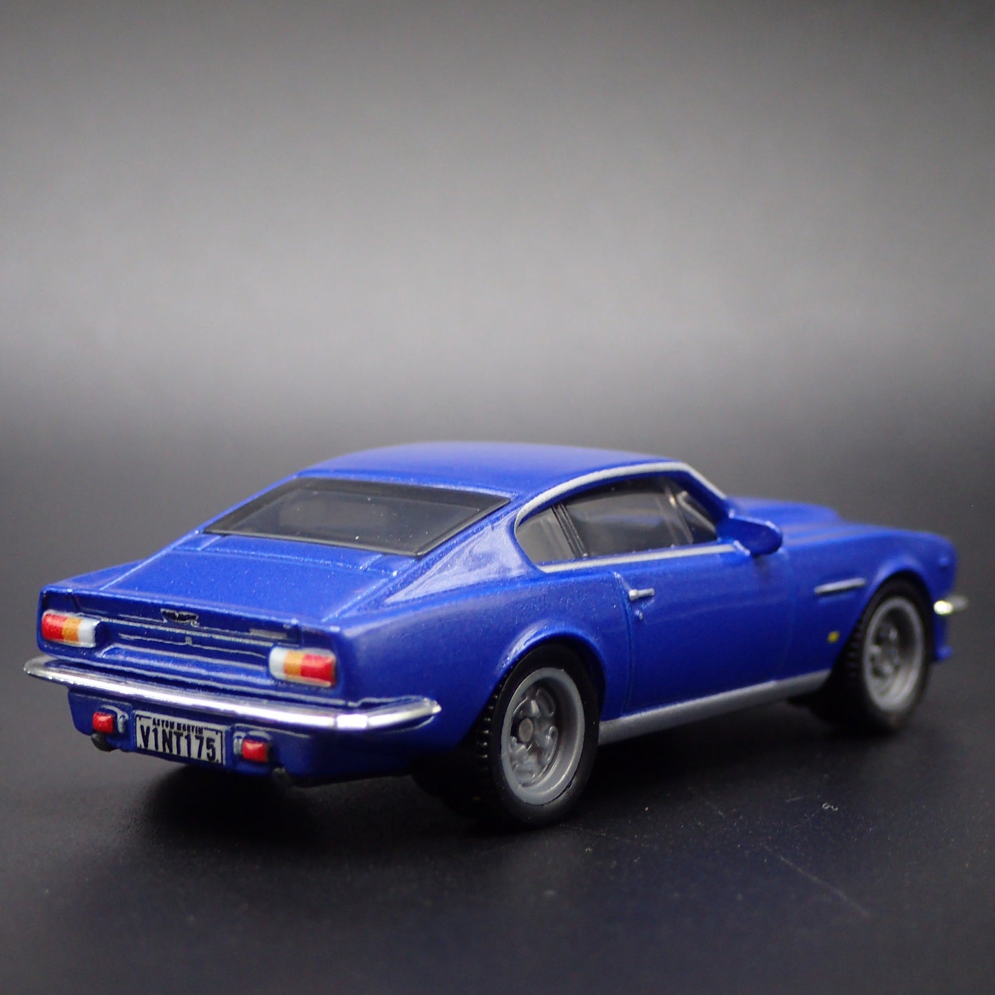 1977-1989 ASTON MARTIN V8 VANTAGE BLUE 1/64 SCALE COLLECTIBLE DIECAST MODEL CAR