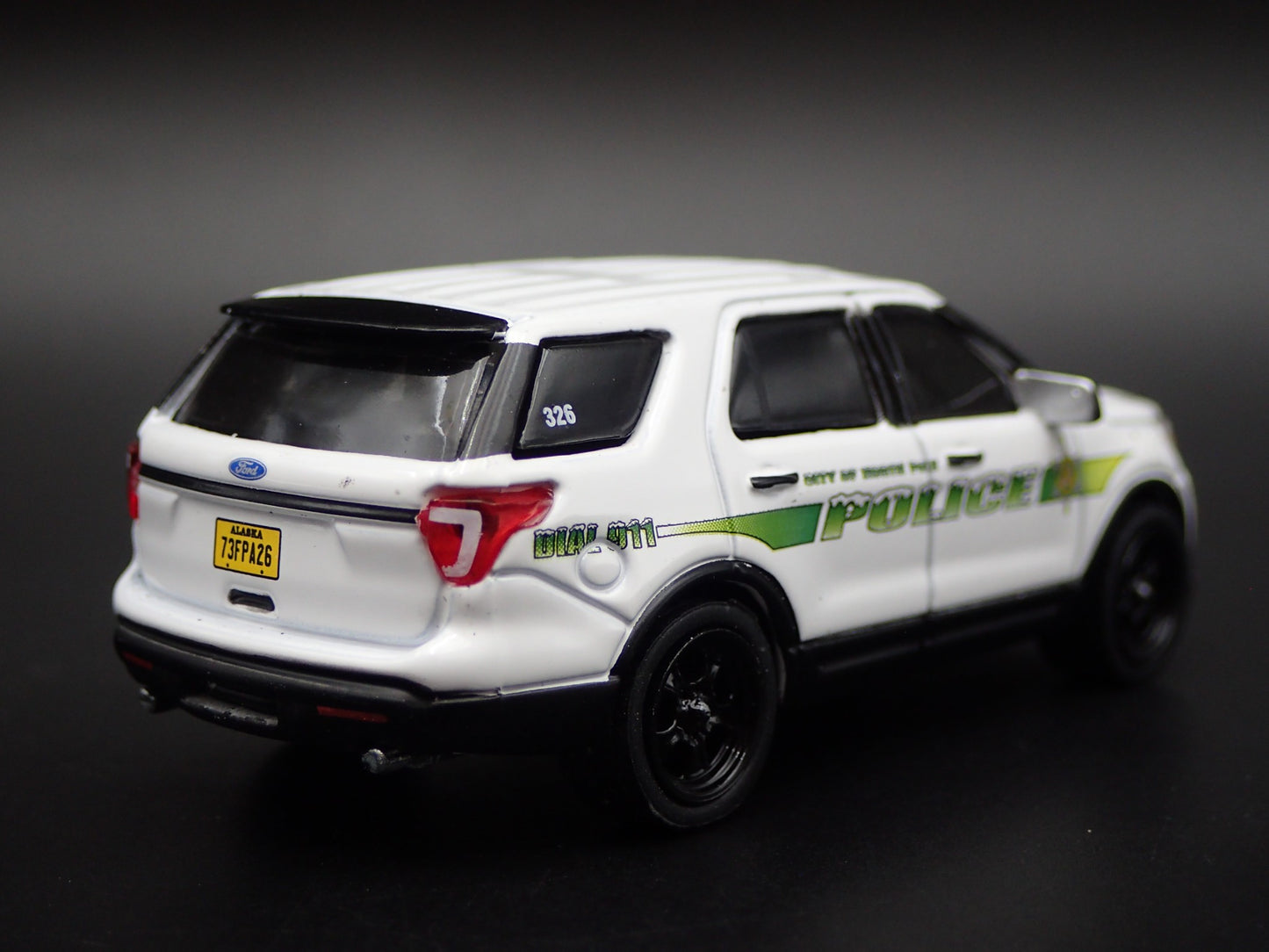 2017 FORD EXPLORER INTERCEPTOR NORTH POLE AK POLICE 1:64 SCALE DIECAST MODEL CAR