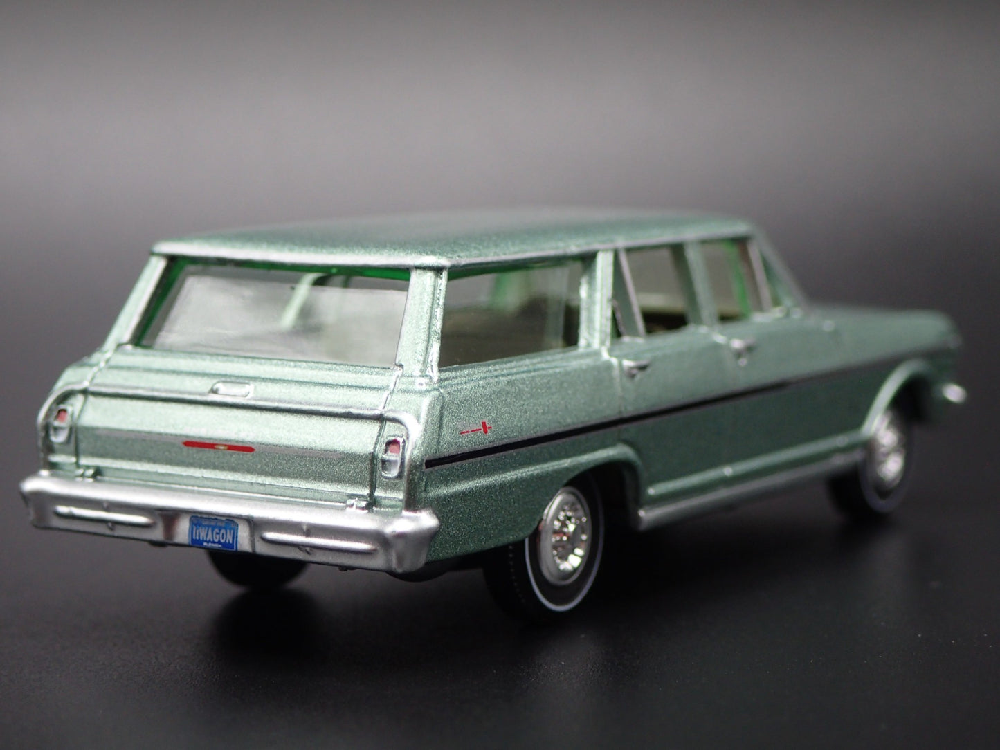 1963 63 CHEVY CHEVROLET NOVA II 400 STATION WAGON 1:64 SCALE DIECAST MODEL CAR