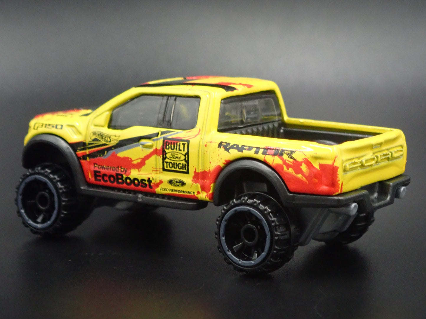 2017 - 2020 FORD F150 RAPTOR PICKUP TRUCK YELLOW 1:64 SCALE DIECAST MODEL CAR