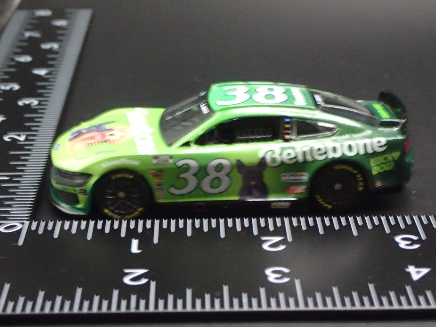 2025 25 FORD MUSTANG #38 ZANE SMITH BENEBONE NASCAR 1:64 SCALE DIECAST MODEL CAR
