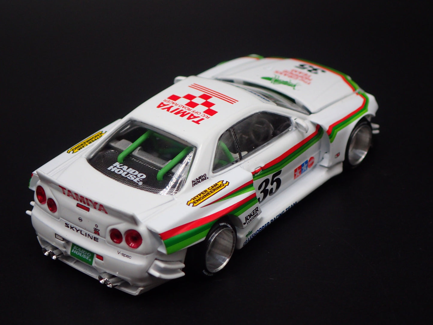 1999-2002 NISSAN SKYLINE GTR R34 KAIDO GRASSHOPPER 1:64 SCALE DIECAST MODEL CAR