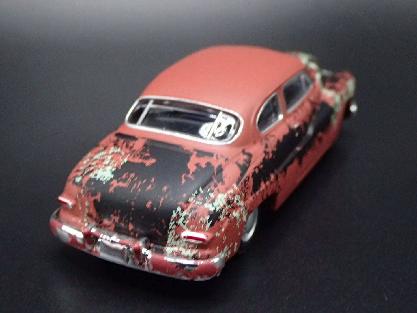1949 49 MERC MERCURY EIGHT COUPE RED BARN FIND 1:64 SCALE DIECAST MODEL CAR