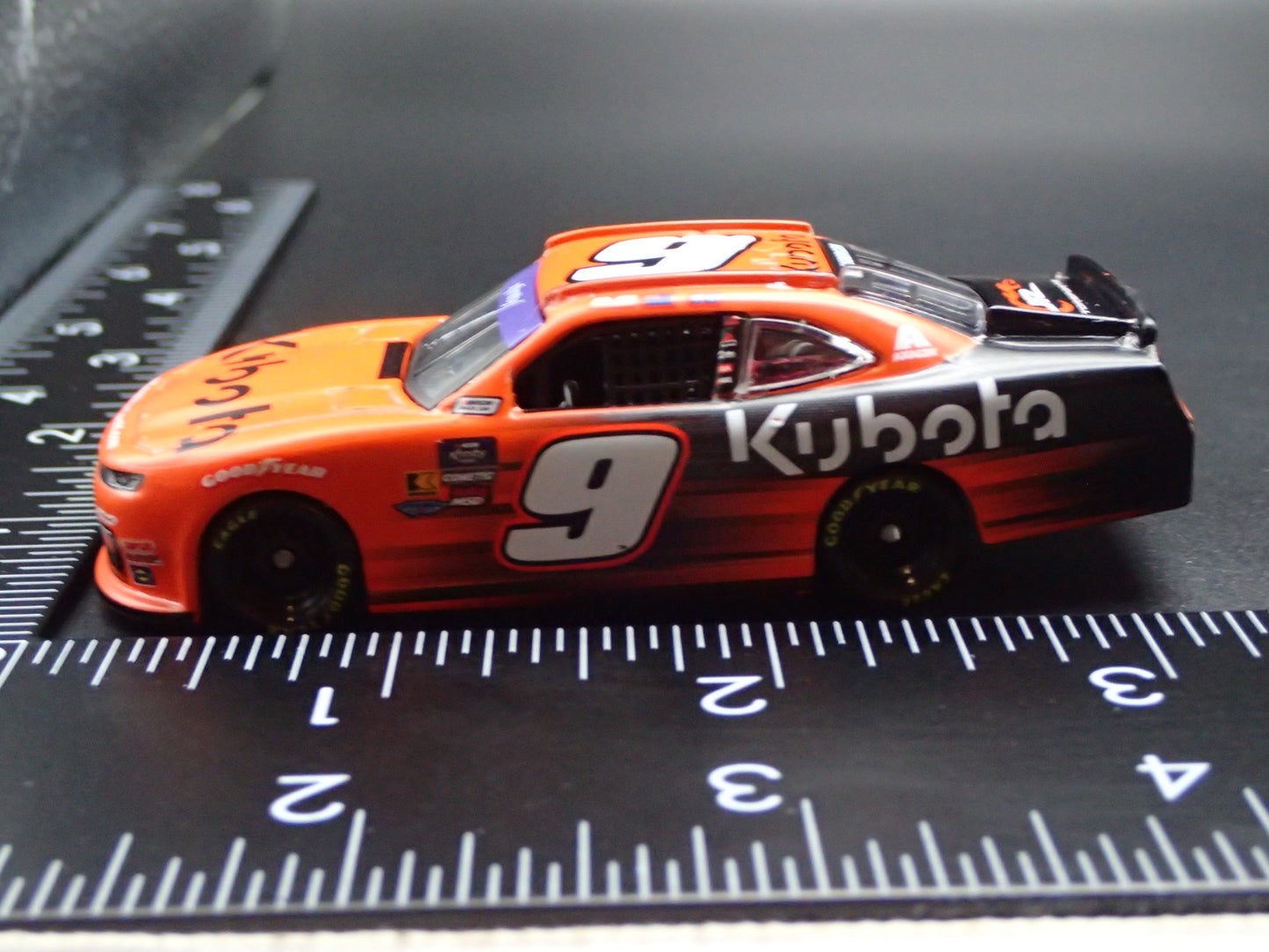 2025 25 CHEVY CAMARO #9 SHANE VAN GISBERGEN KUBOTA NASCAR 1:64 DIECAST MODEL CAR