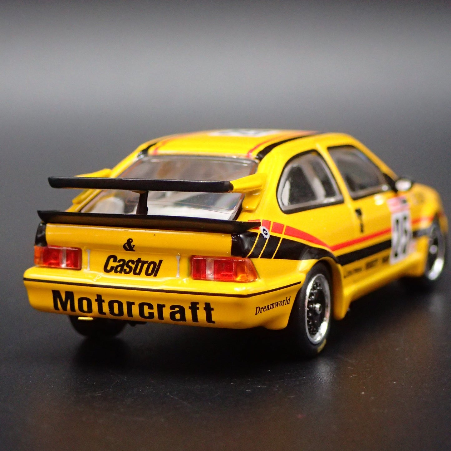FORD SIERRA RS500 COSWORTH #25 BENSON & HEDGES RARE 1:64 SCALE DIECAST MODEL CAR