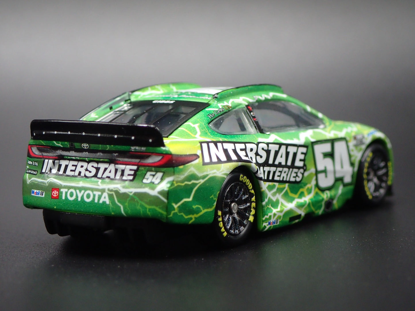2024 TOYOTA CAMRY #54 TY GIBBS NASCAR INTERSTATE BATTERIES 1:64 SCALE MODEL CAR