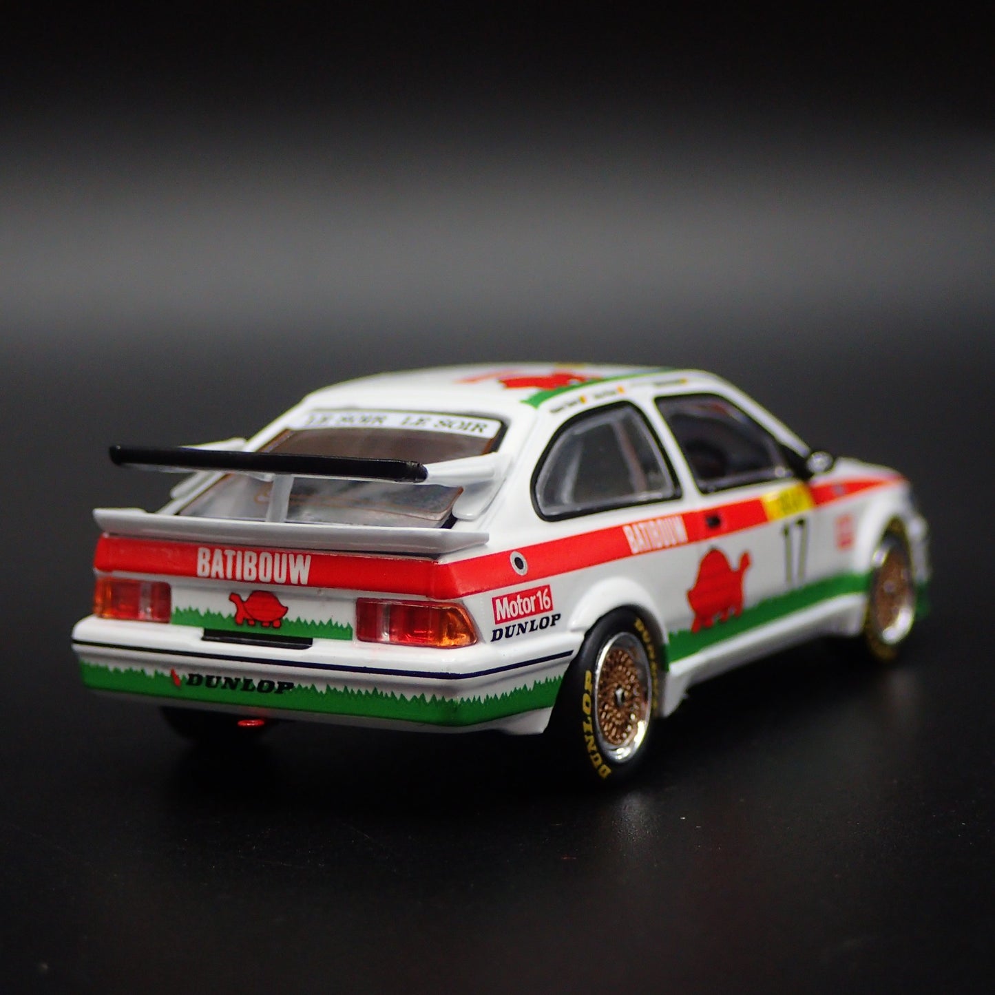 FORD SIERRA RS500 COSWORTH #17 BATIBOUW WTCC 1987 SPA 1:64 DIECAST MODEL CAR