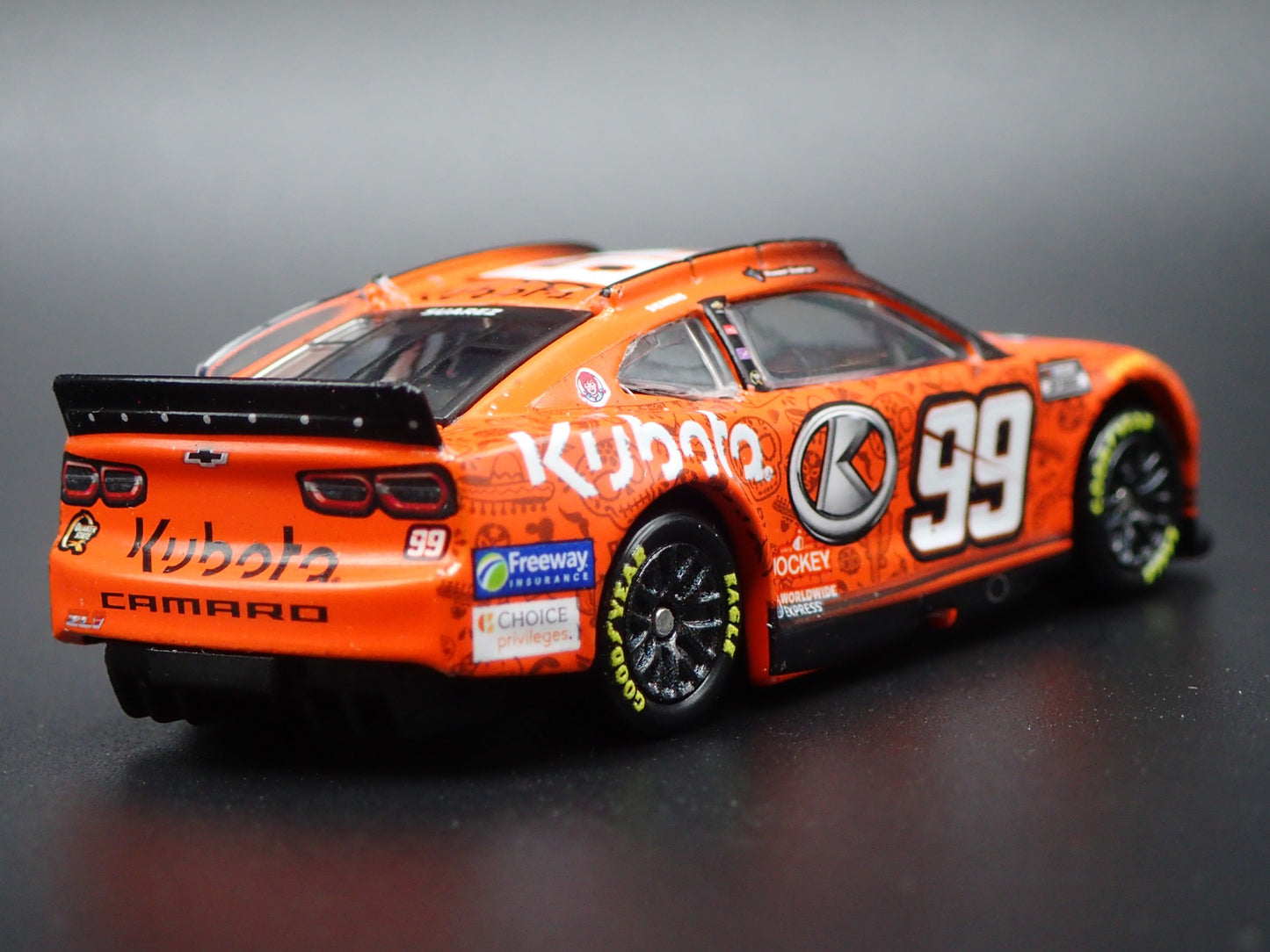 2024 24 CHEVY CAMARO ZL1 99 DANIEL SUAREZ KUBOTA NASCAR 1:64 DIECAST MODEL CAR