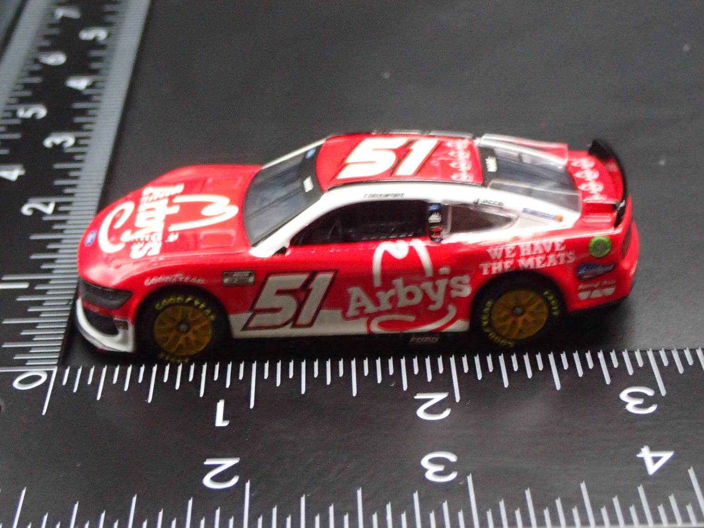 2025 25 FORD MUSTANG #51 CODY WARE ARBYS NASCAR 1:64 SCALE DIECAST MODEL CAR