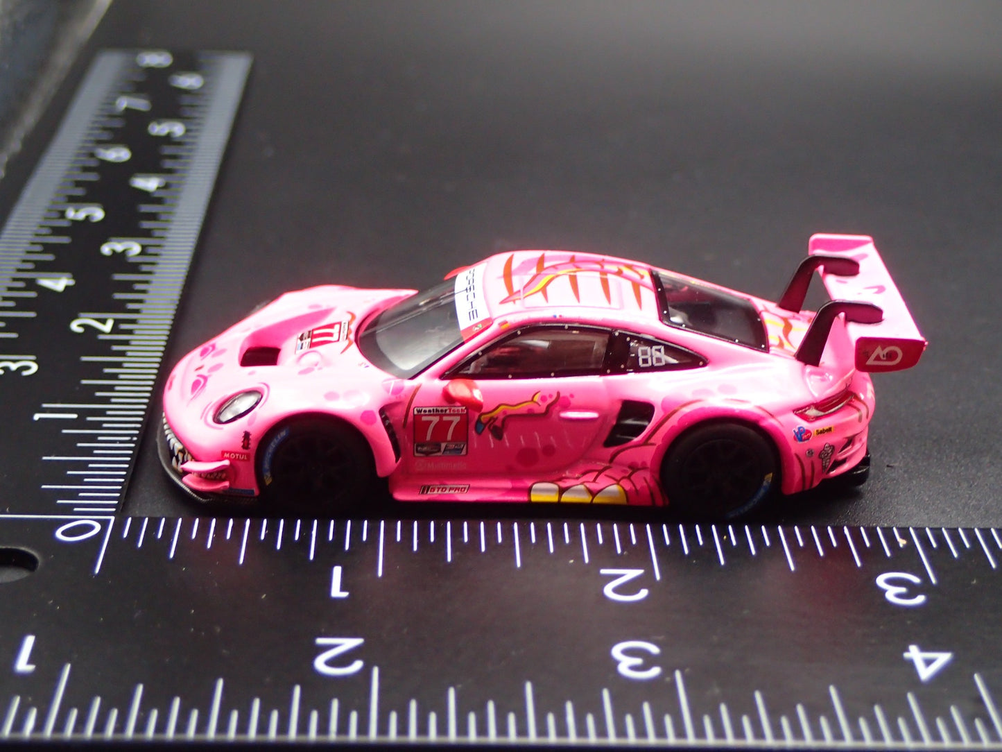 PORSCHE 911 GT3 #77 ROXY 2024 IMSA AO 1:64 SCALE COLLECTIBLE DIECAST MODEL CAR