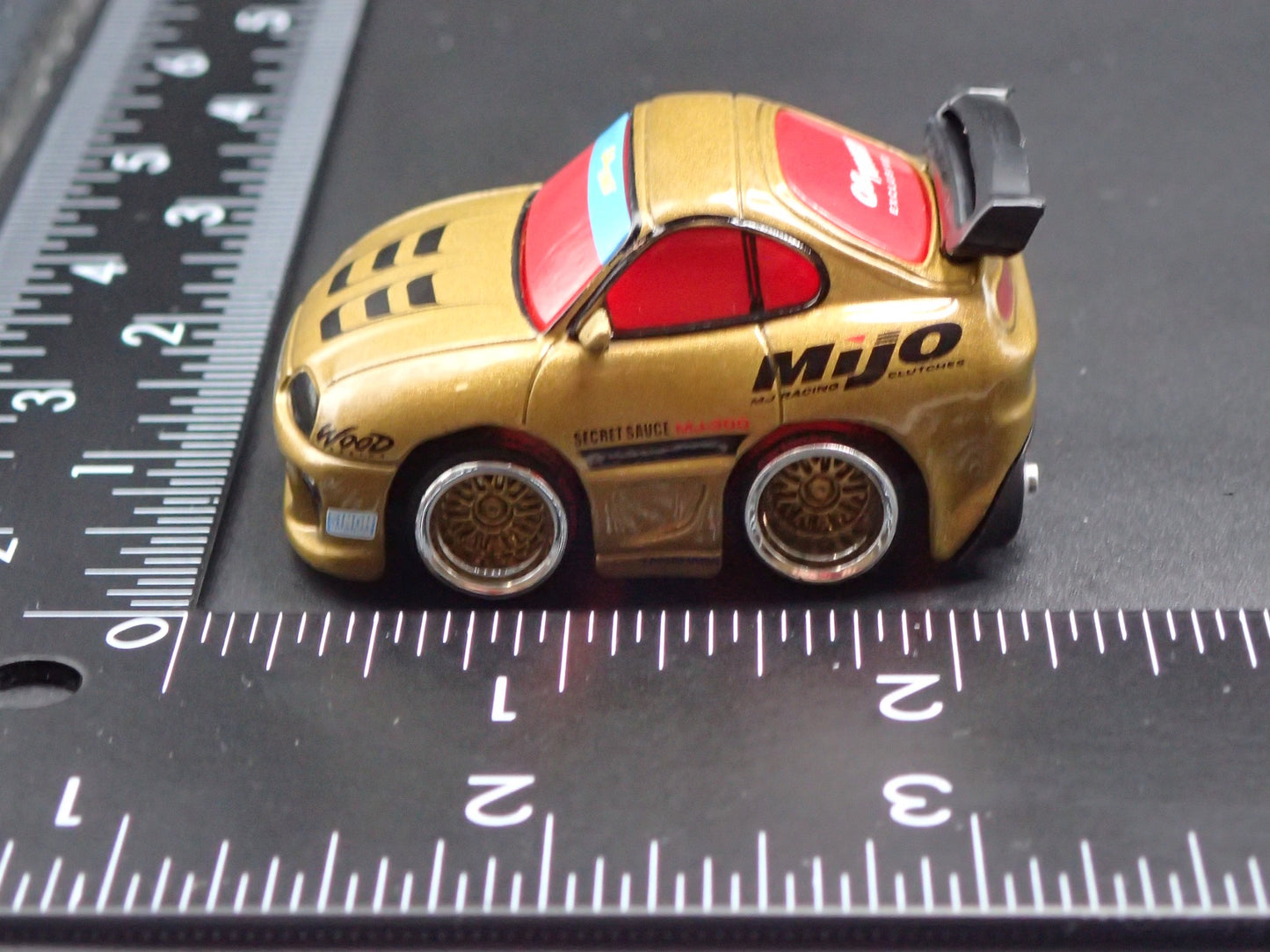 1993-2002 TOYOTA SUPRA CAR TUNED GOLD JDM 1/64 SCALE DIORAMA DIECAST MODEL CAR