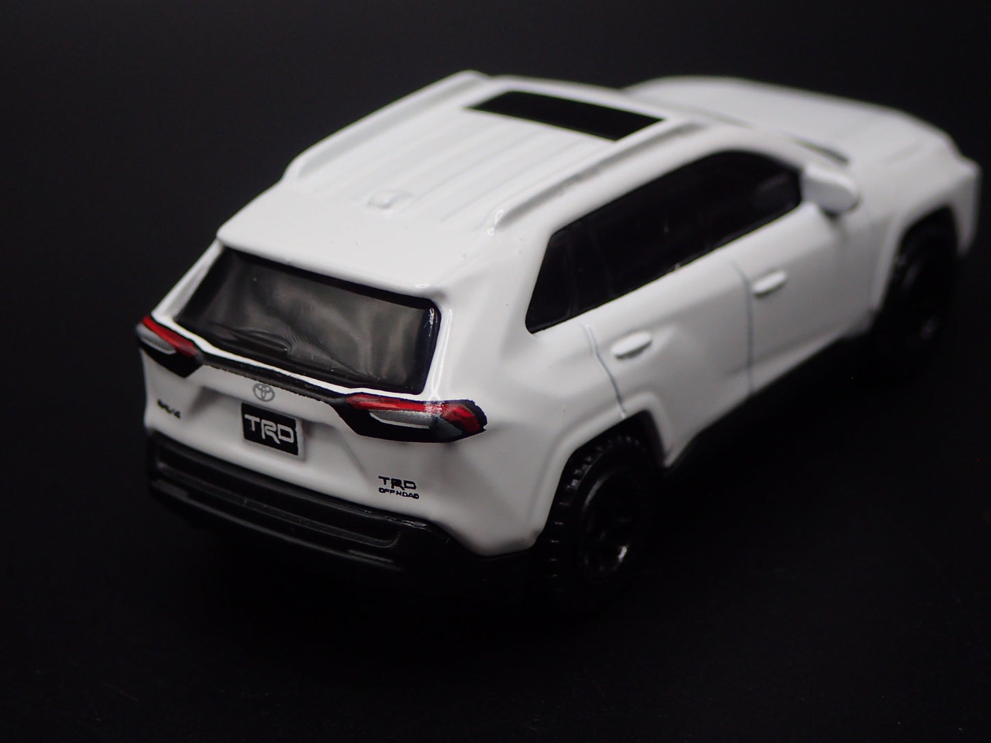 2019-2025 TOYOTA RAV4 TRD SUV WHITE 1/64 SCALE COLLECTIBLE DIECAST MODEL TRUCK