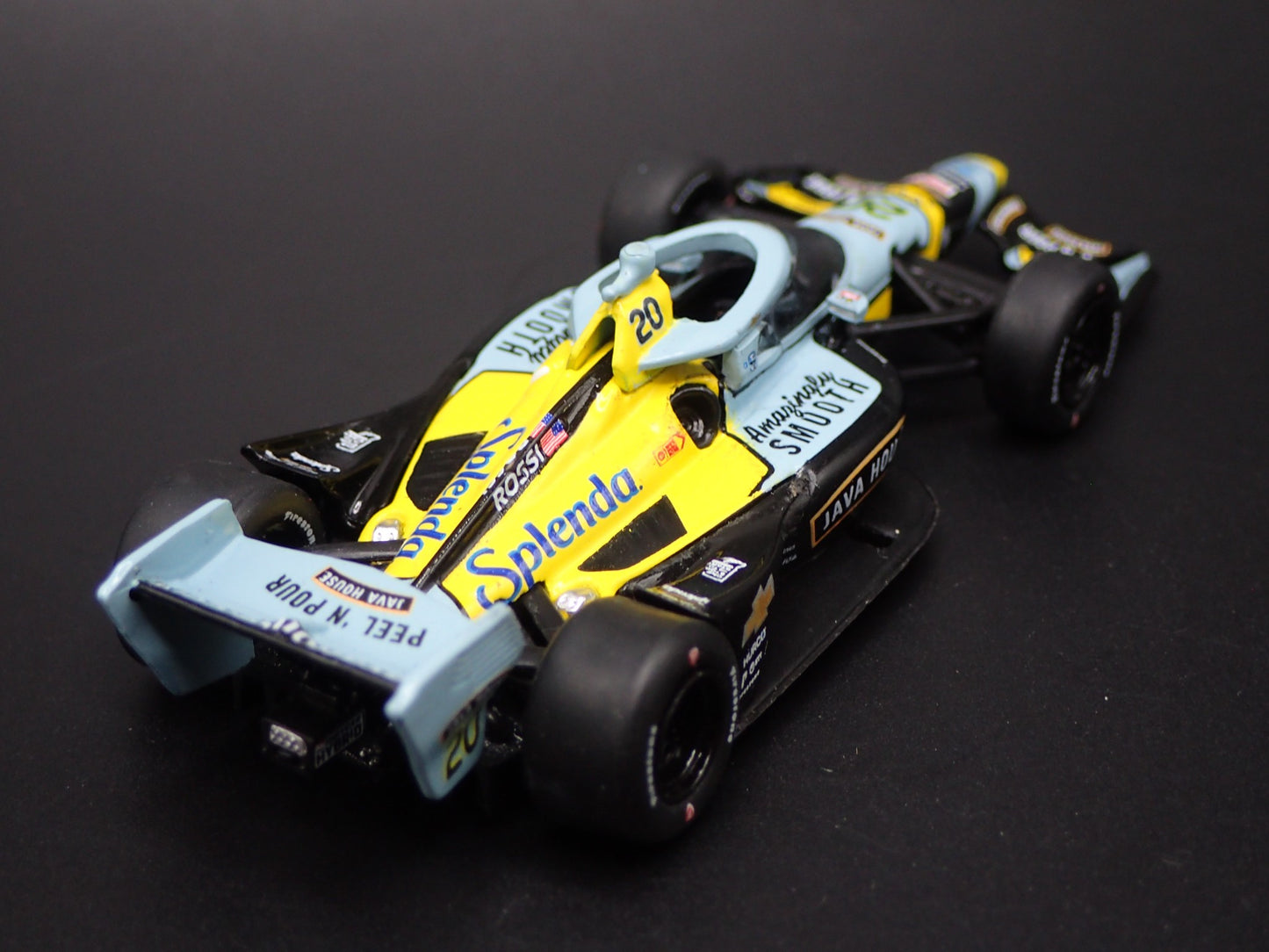 2025 INDY RACING CHEVY 20 ALEXANDER ROSSI JAVA HOUSE 1:64 SCALE DIECAST MODEL